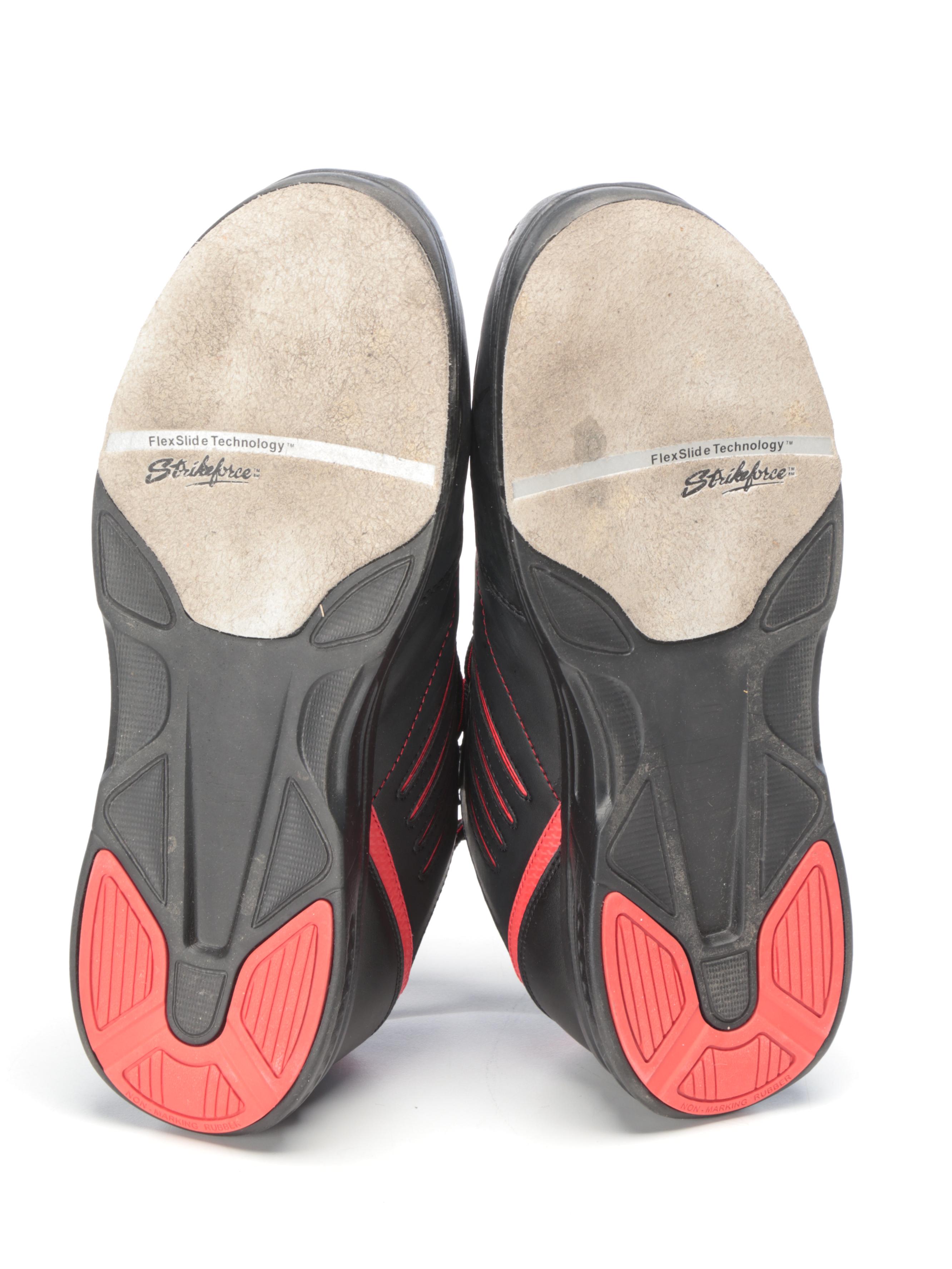 Rhino Bowling Ball, Strikeforce Shoes and Ebonite Single Ball Bag