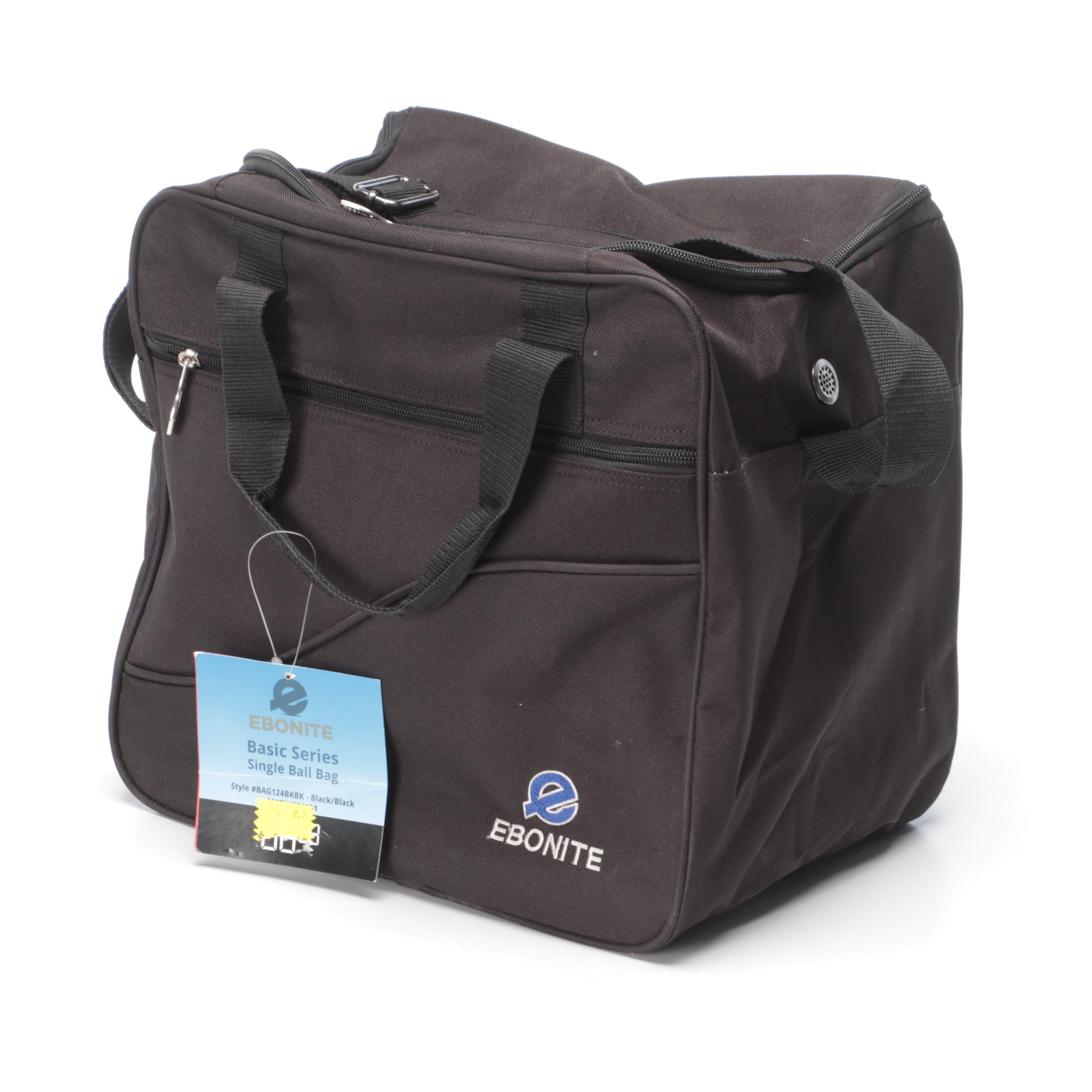 Rhino Bowling Ball, Strikeforce Shoes and Ebonite Single Ball Bag