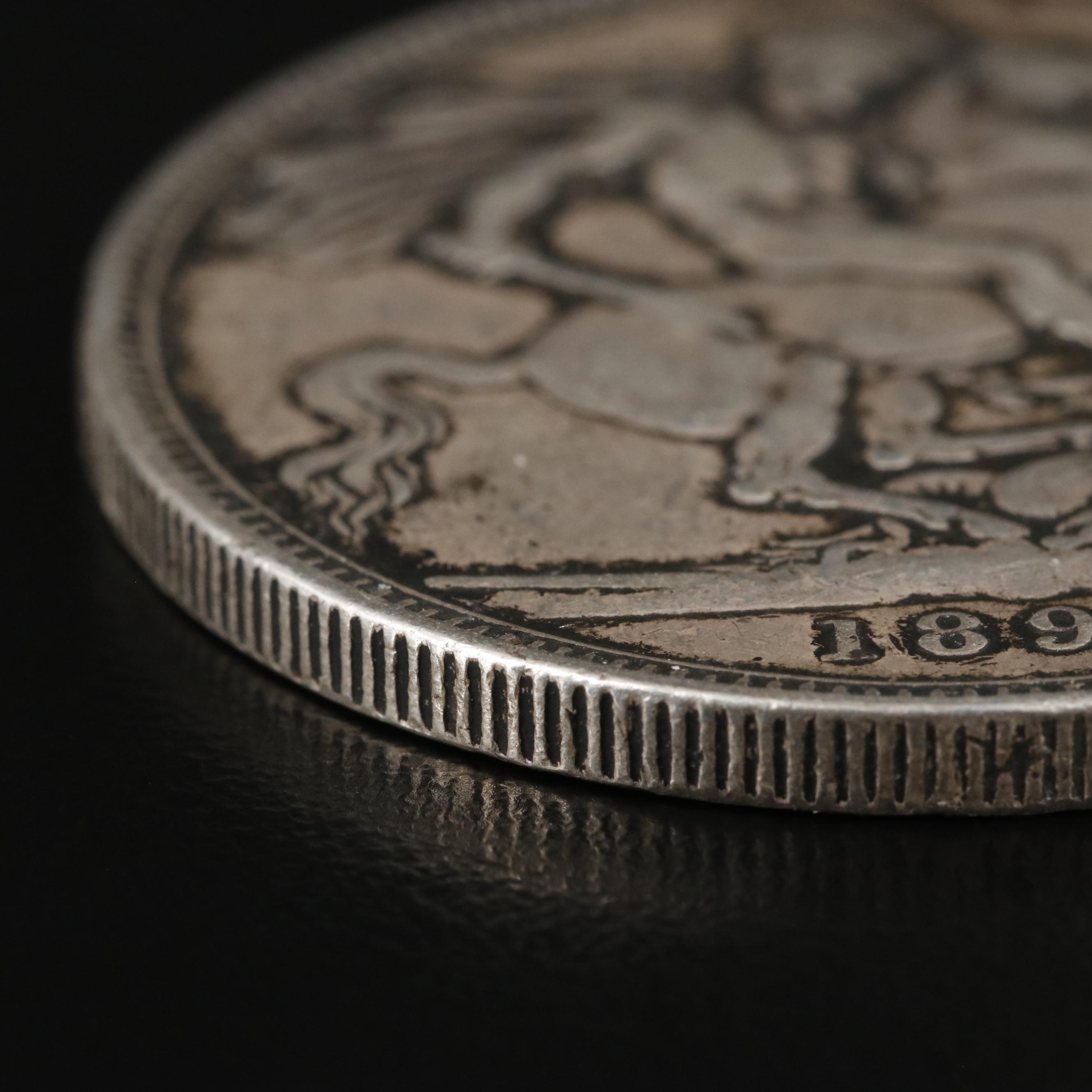 1890 Queen Victoria Silver Crown