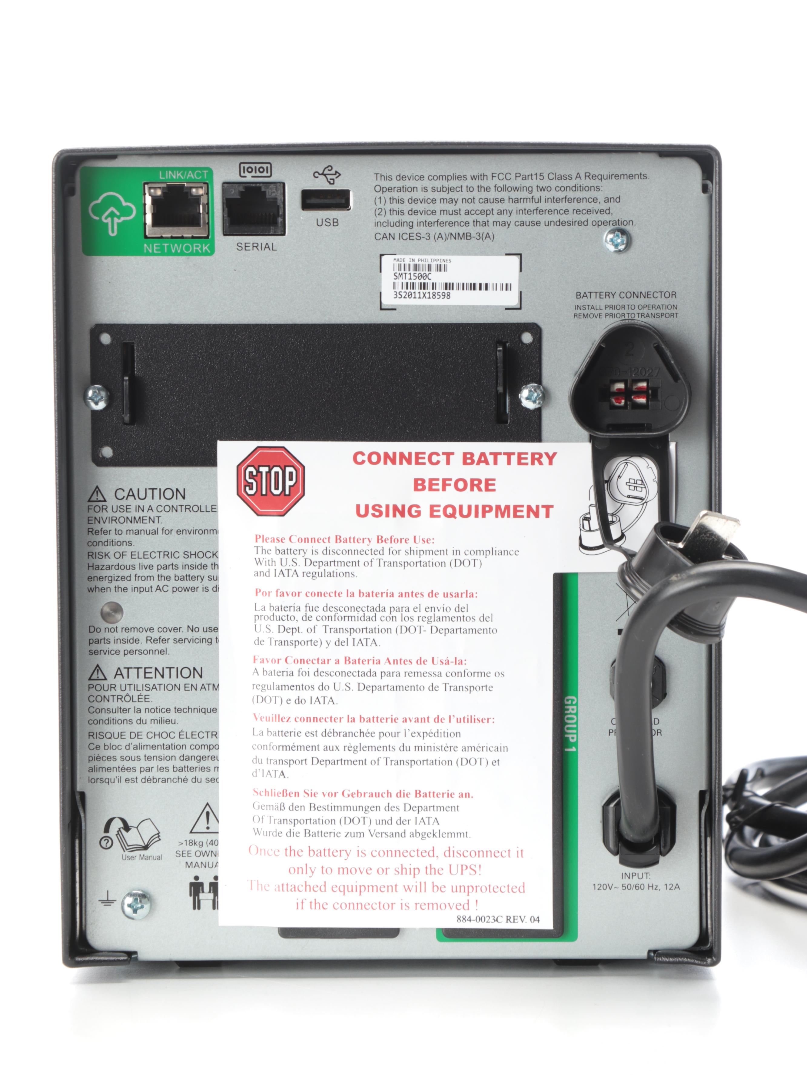 Schneider Electric APC Smart-UPS Server Battery Backup