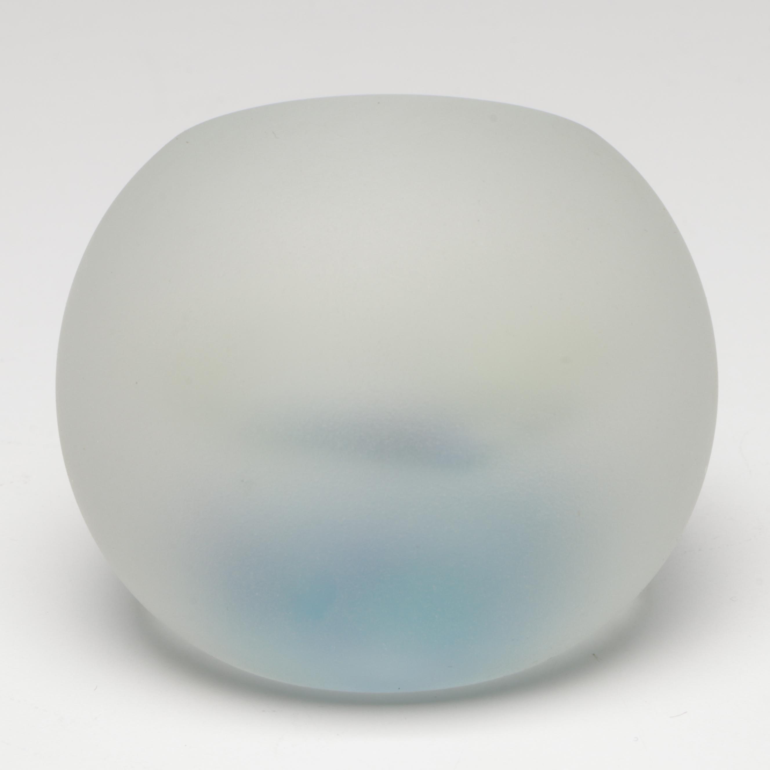 Artist Signed Handmade Art Glass Paperweights, Mid to Late 20th Century