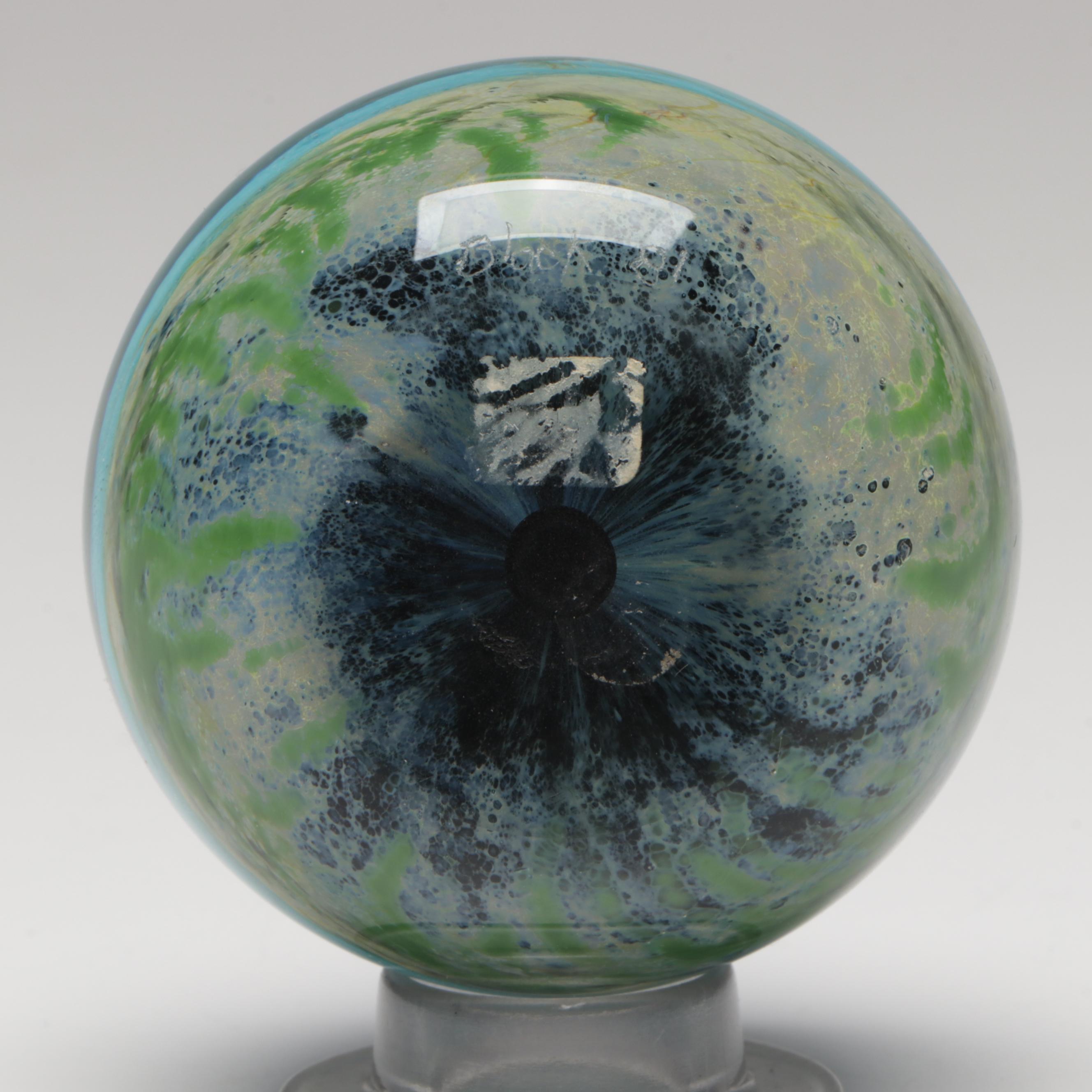 Artist Signed Handmade Art Glass Paperweights, Mid to Late 20th Century