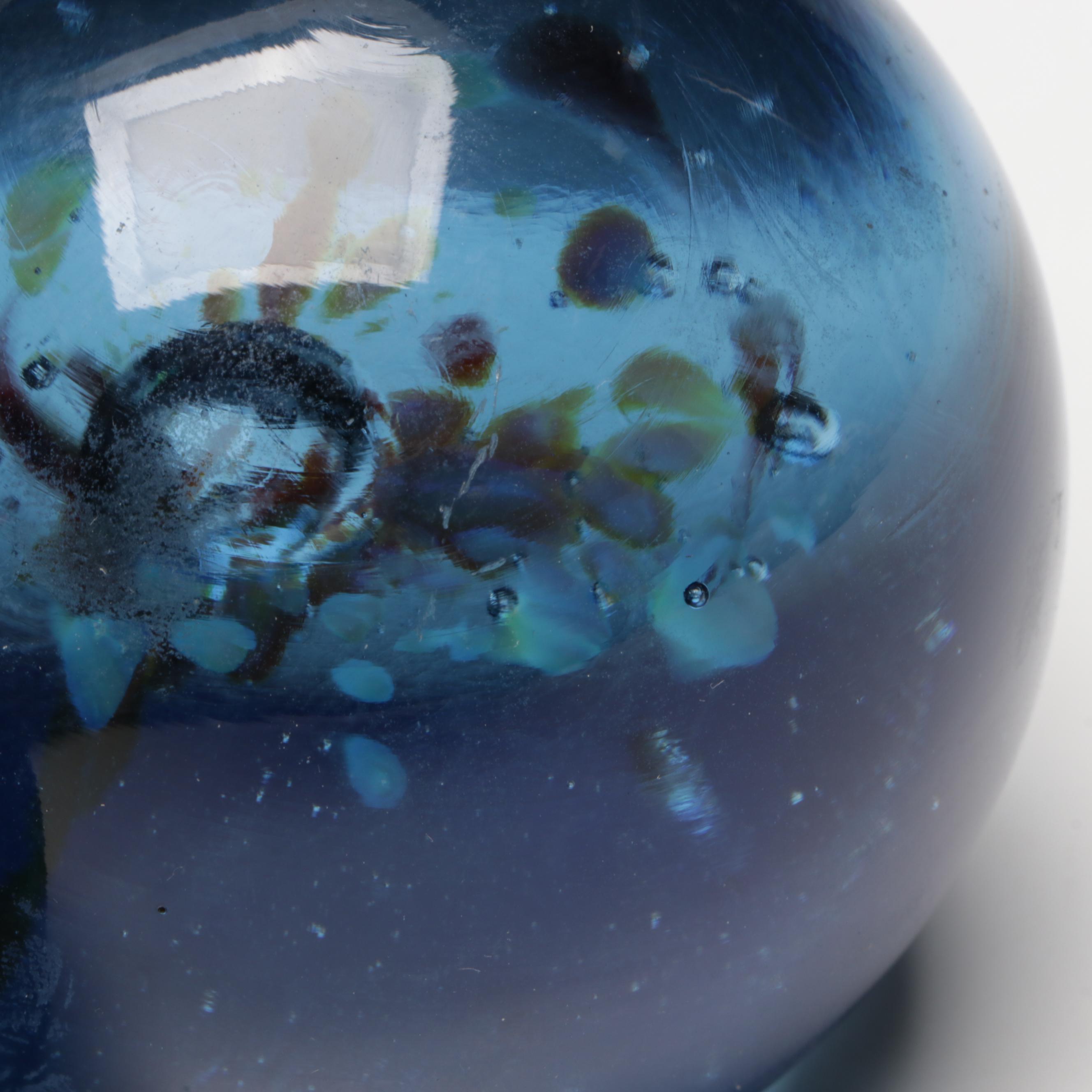 Artist Signed Handmade Art Glass Paperweights, Mid to Late 20th Century