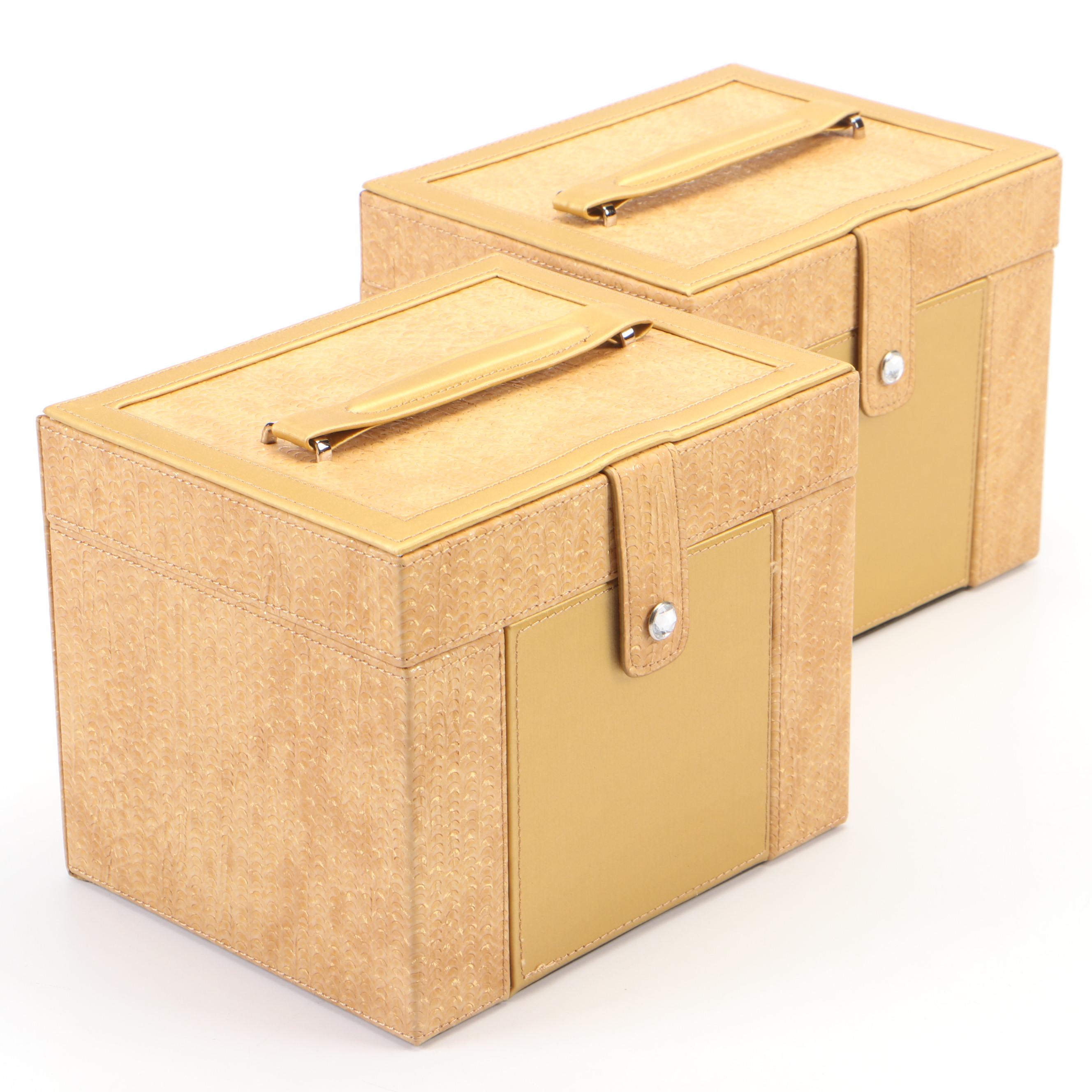 Cube-Shaped Jewelry Boxes