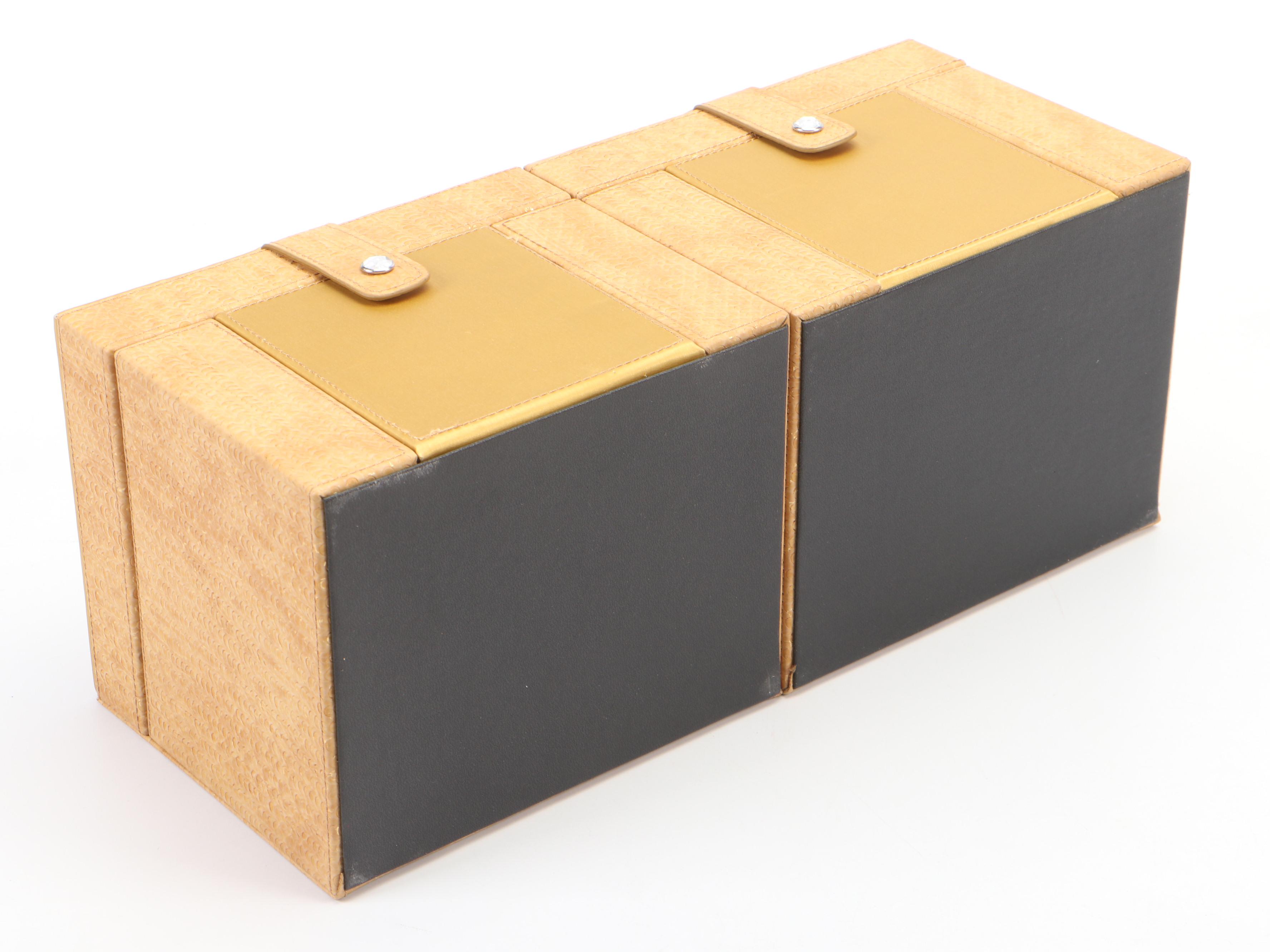 Cube-Shaped Jewelry Boxes