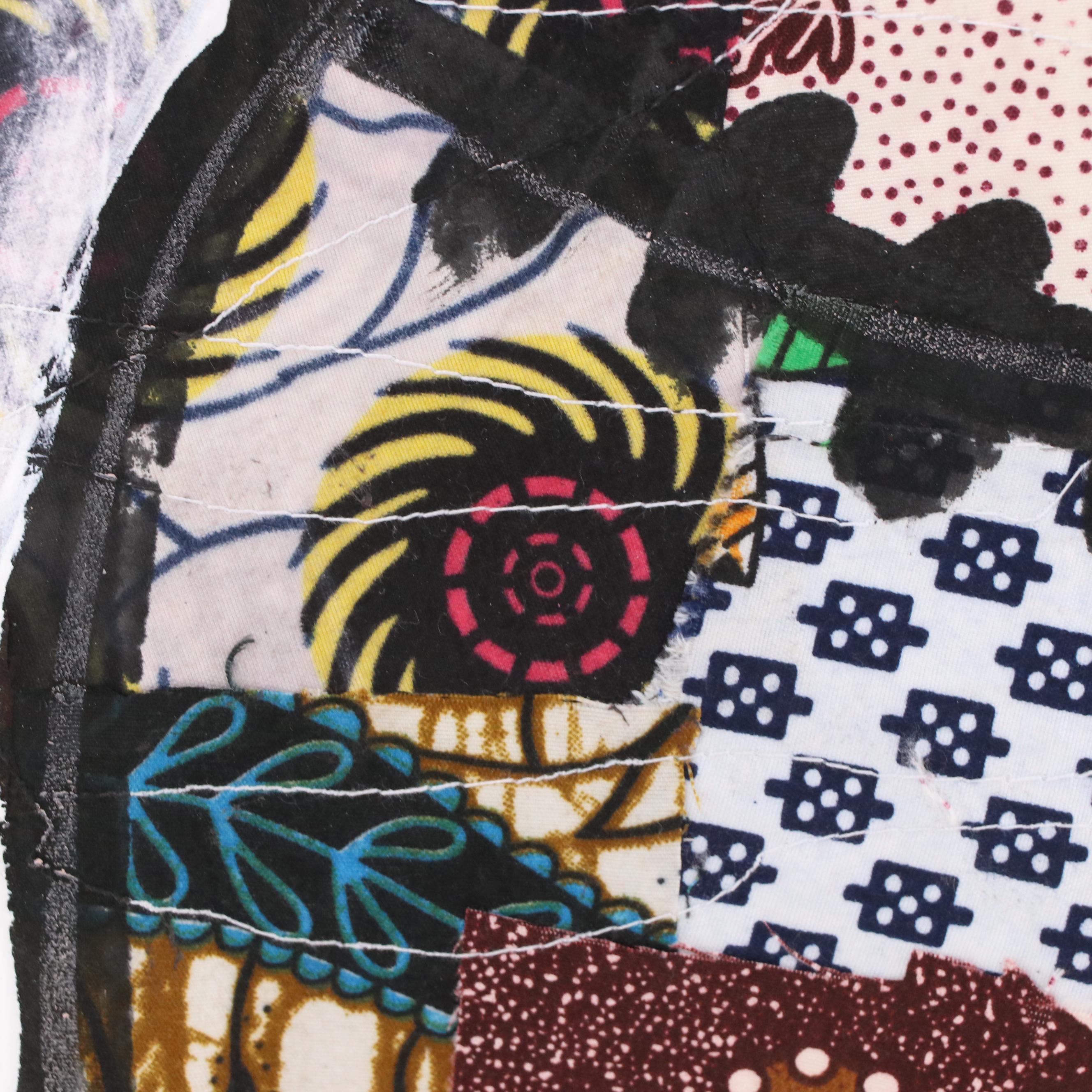 Abiola Idowu Figurative Mixed Media Painting "I am a Winner III," 2024