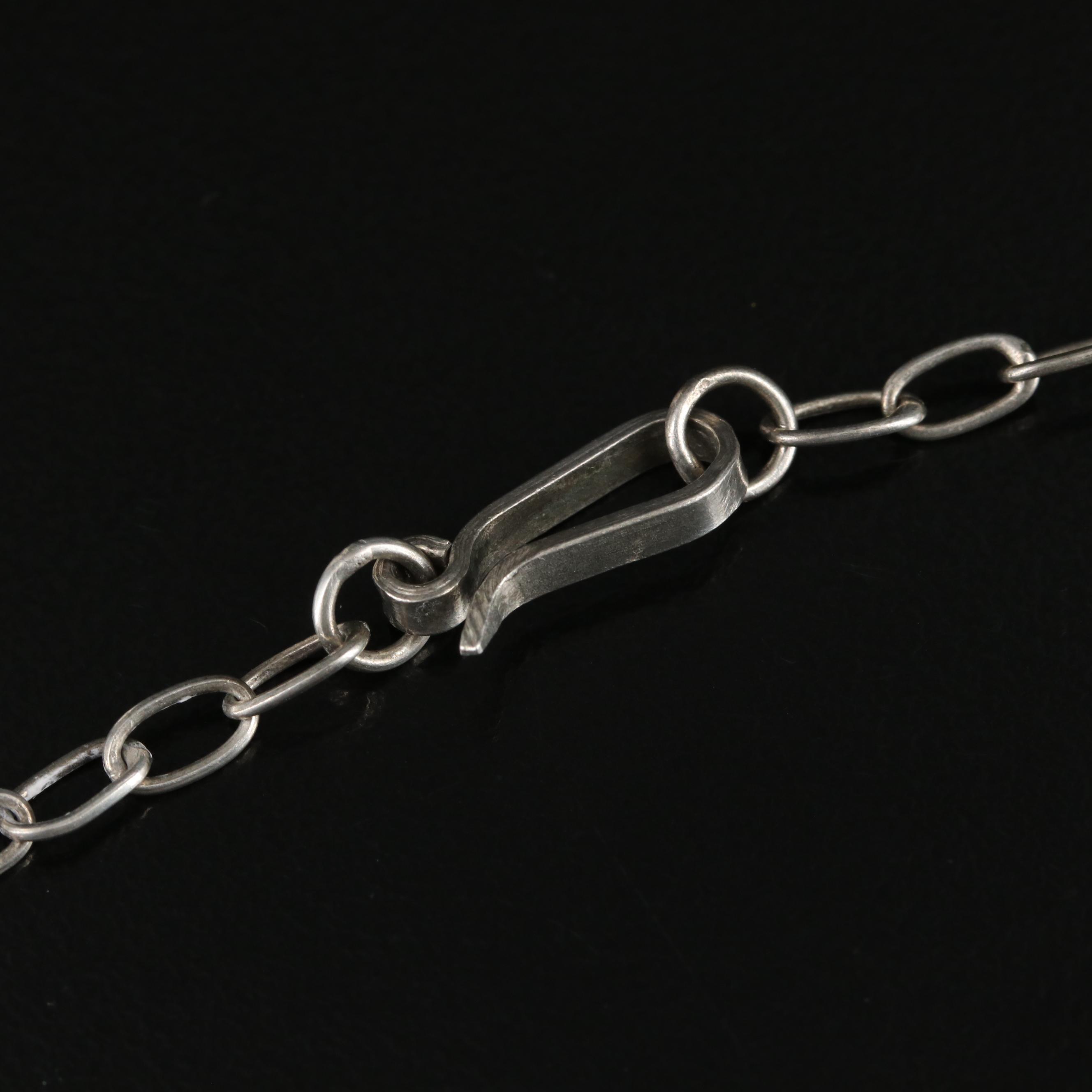 Mexican 950 Silver Filigree Necklace