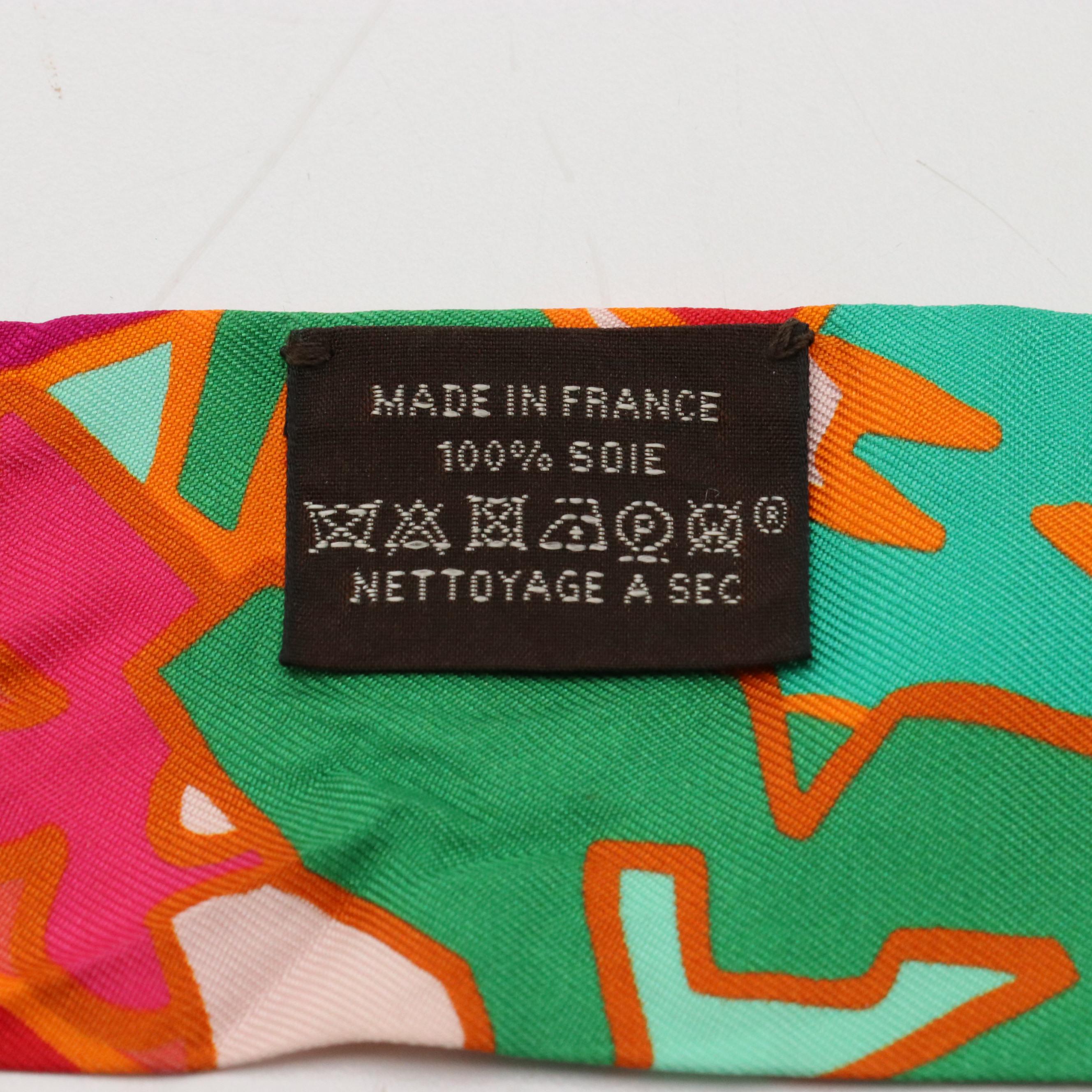 Hermès Silk Twilly Scarf with Box