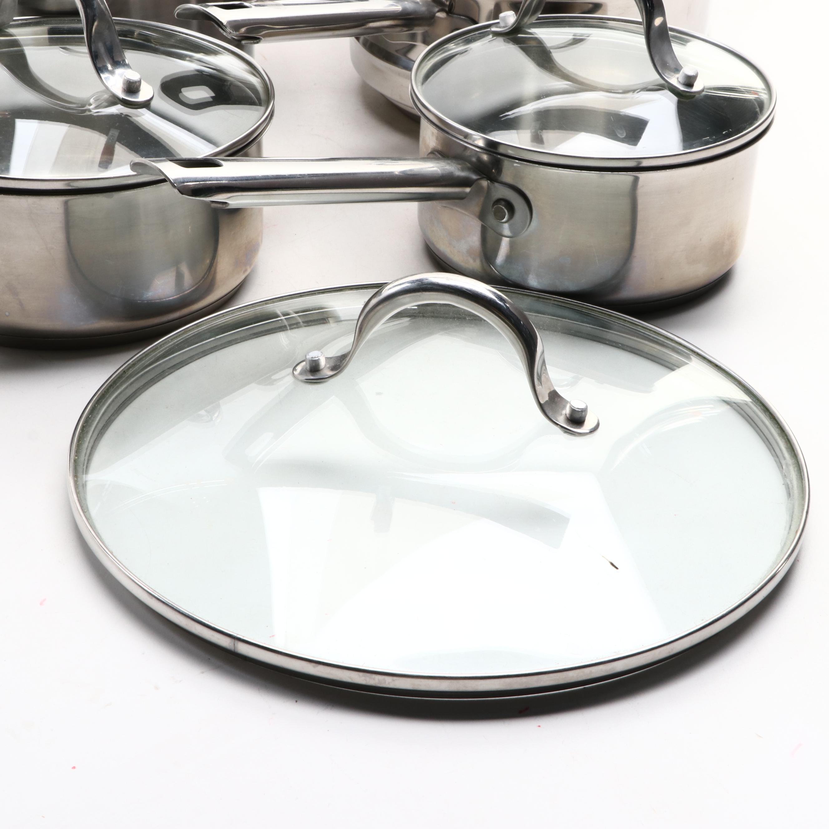 Wolfgang Puck's Cafe Collection Stainless Steel Cookware, Contemporary