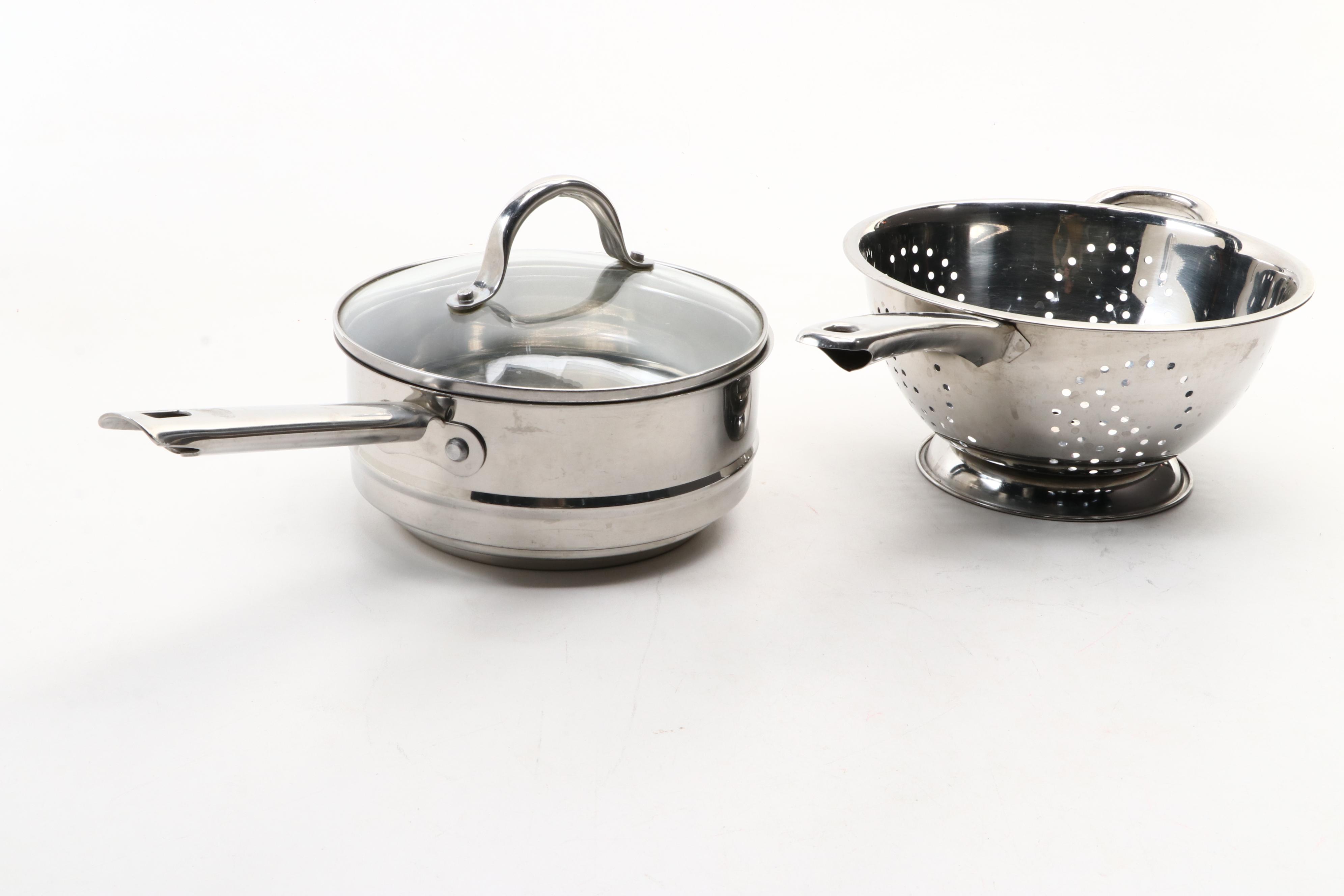 Wolfgang Puck's Cafe Collection Stainless Steel Cookware, Contemporary