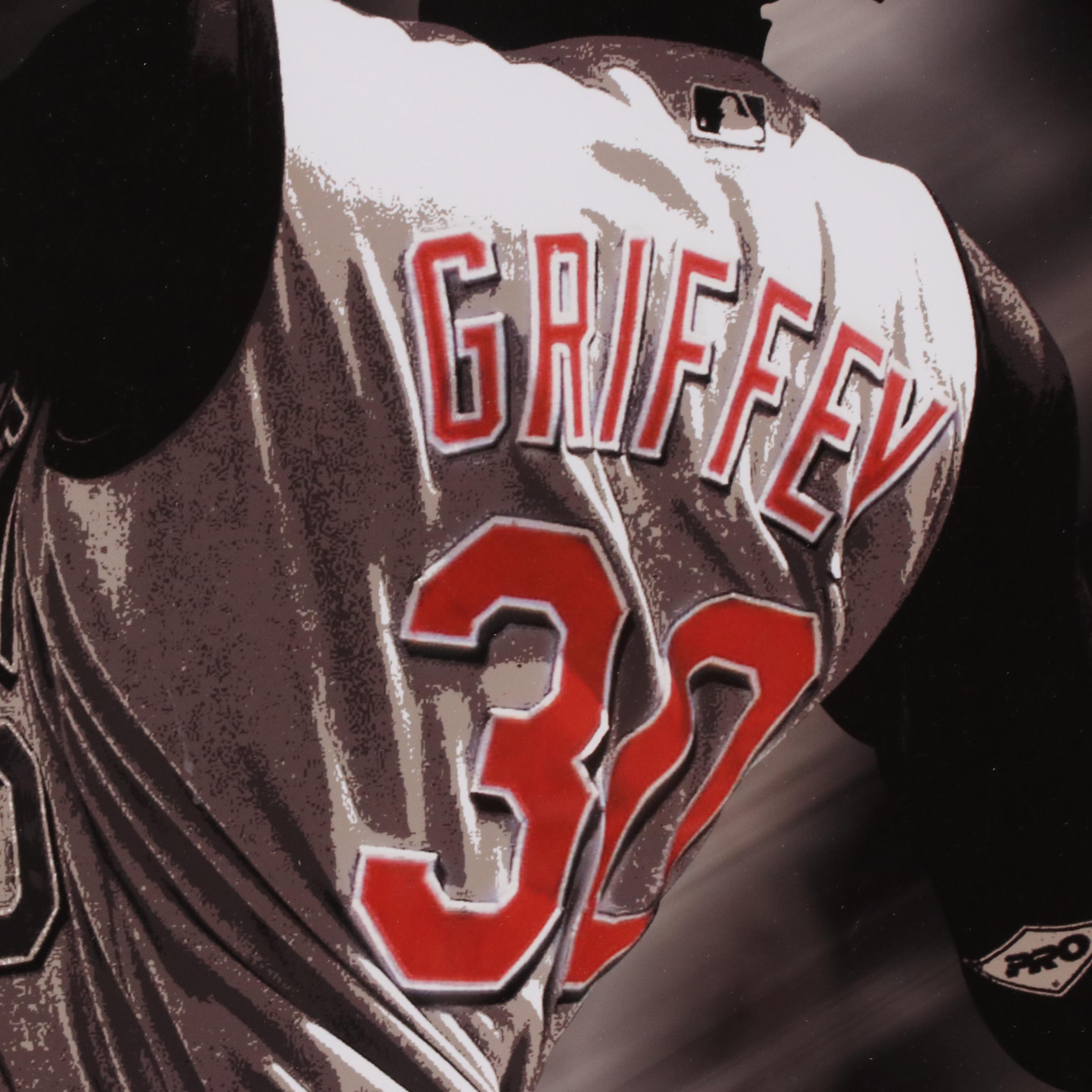 Ken Griffey Jr. Signed Limited Edition Upper Deck Cincinnati Reds Framed Print