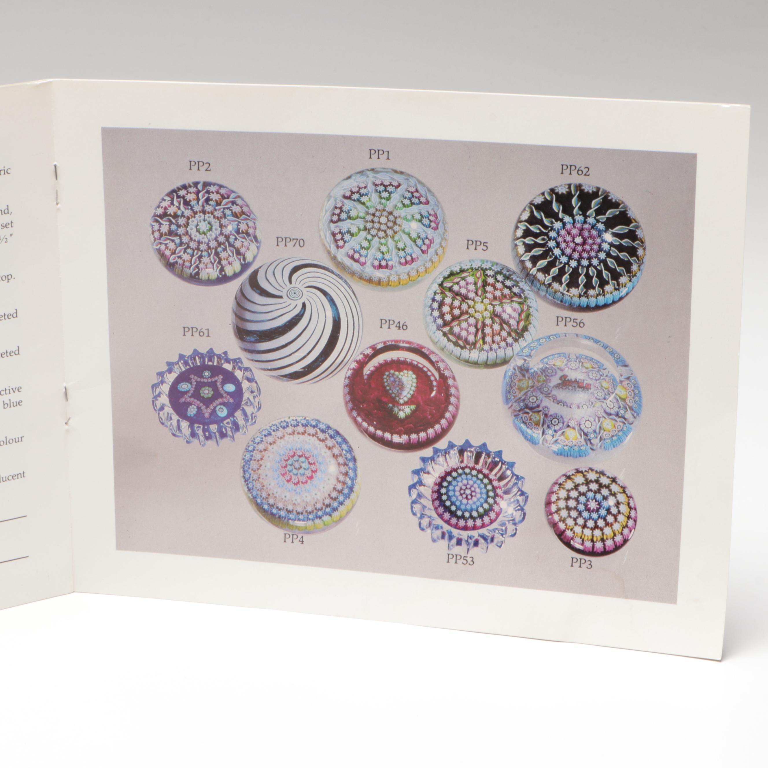 Perthshire Paperweights Handmade Art Glass Millefiori Paperweight, 1984