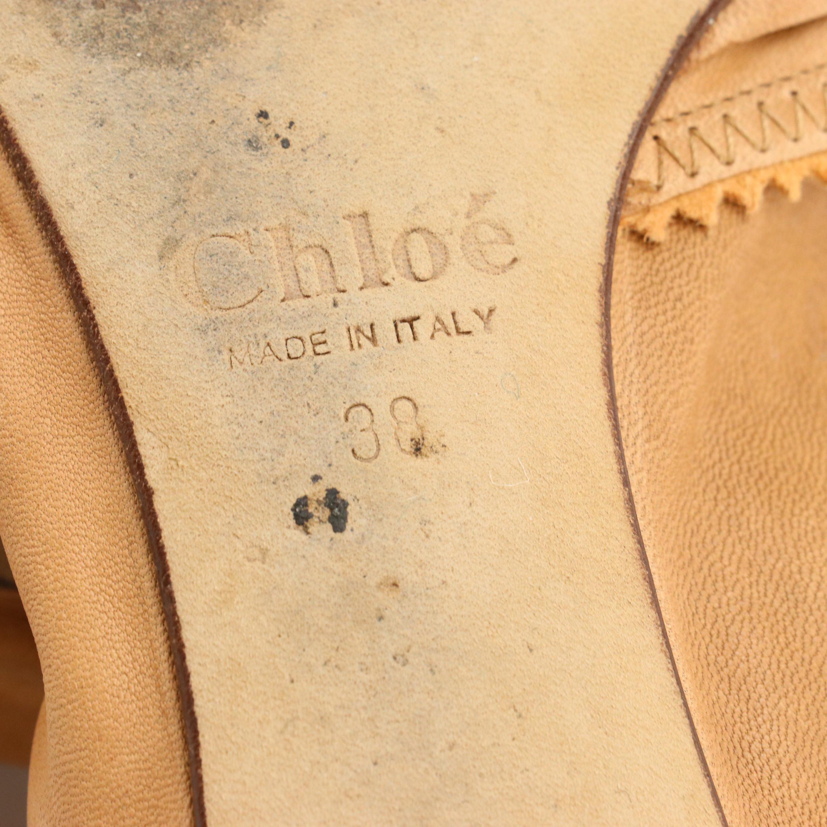 Chloé Ballet Flats in Nappa Leather with Pleated Bow Detail