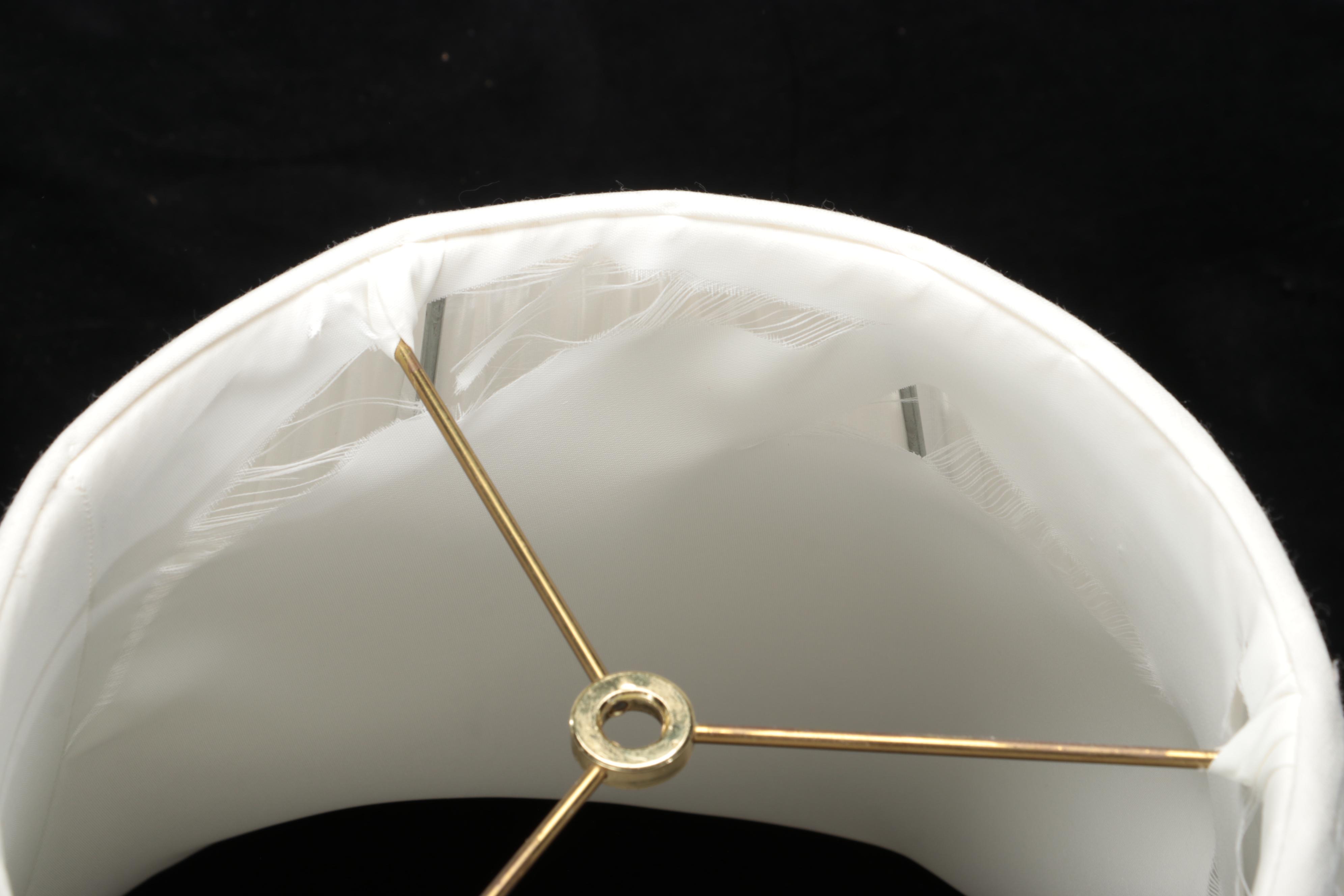 Lenox for Frederick Cooper Neoclassical Style Porcelain Table Lamps