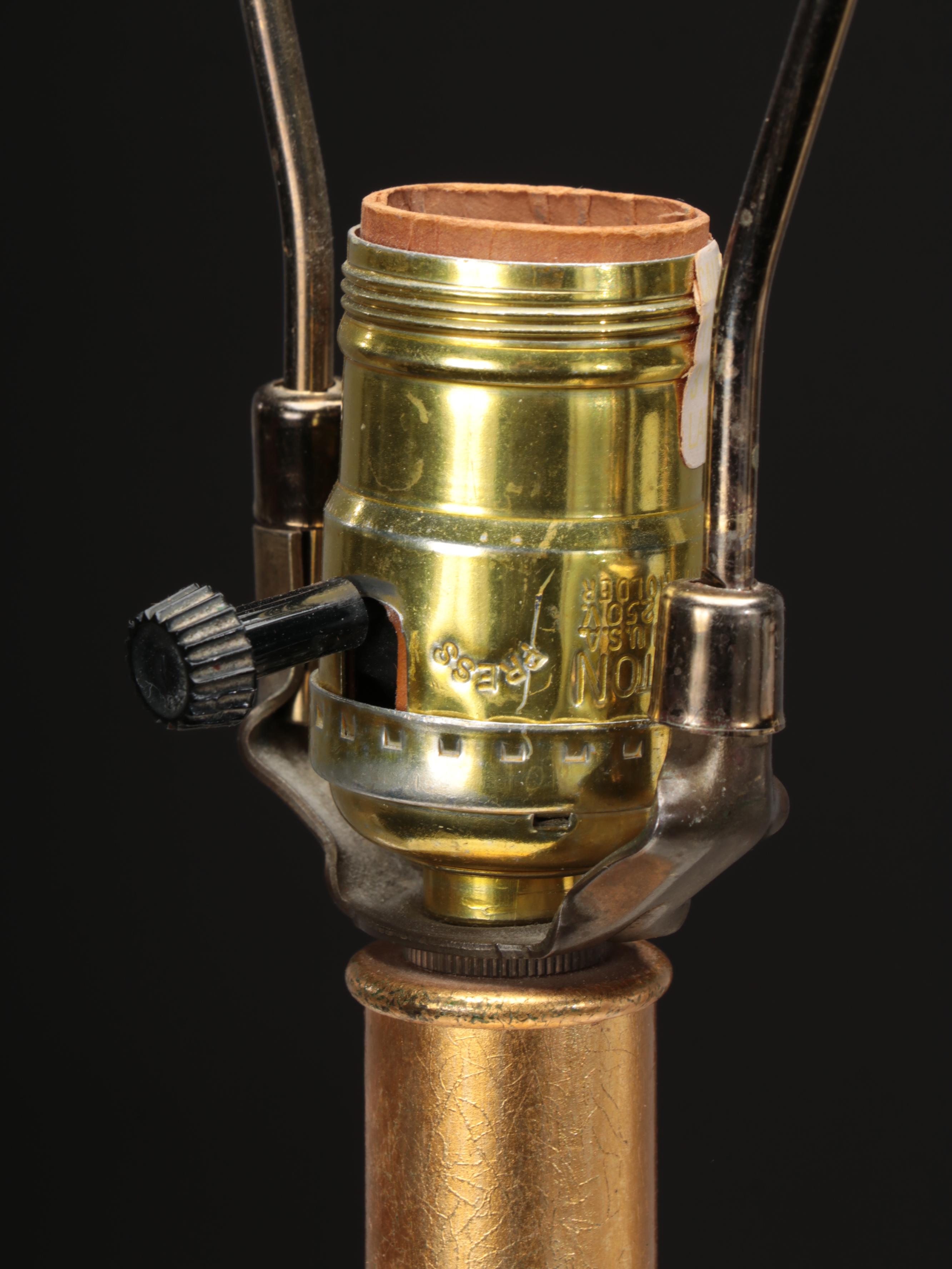 Lenox for Frederick Cooper Neoclassical Style Porcelain Table Lamps