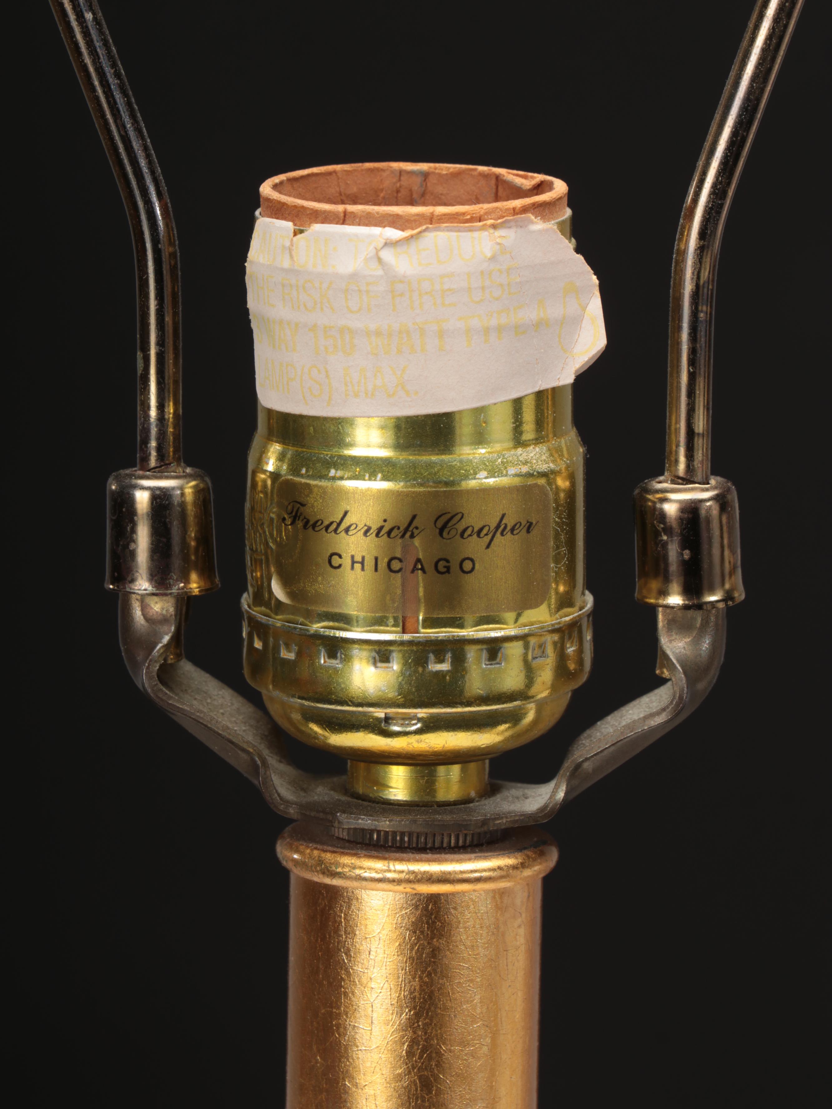 Lenox for Frederick Cooper Neoclassical Style Porcelain Table Lamps