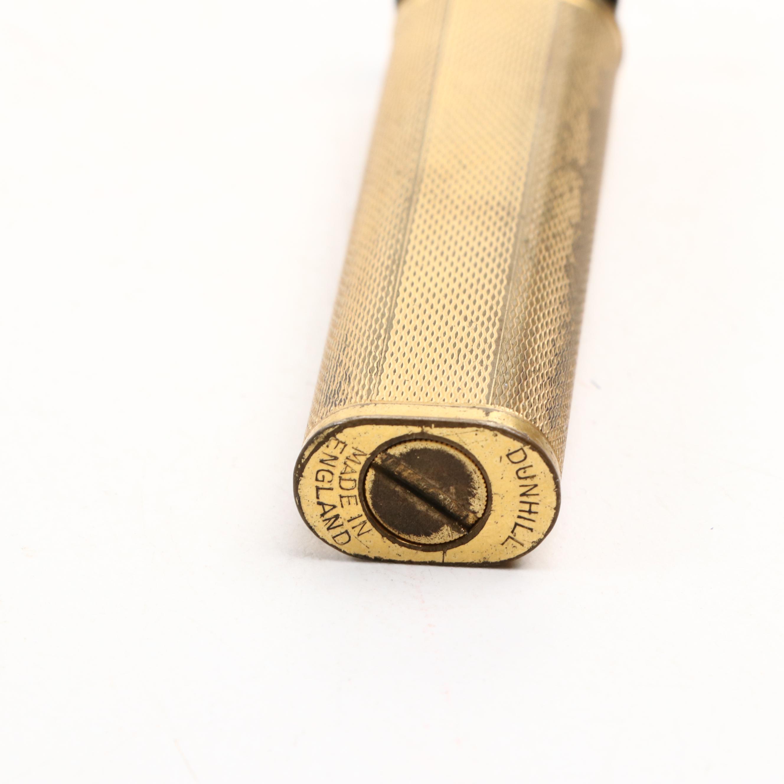 Dunhill Metal Sylphide Gas Lighter with Military Zippo Lighters and Matchbox