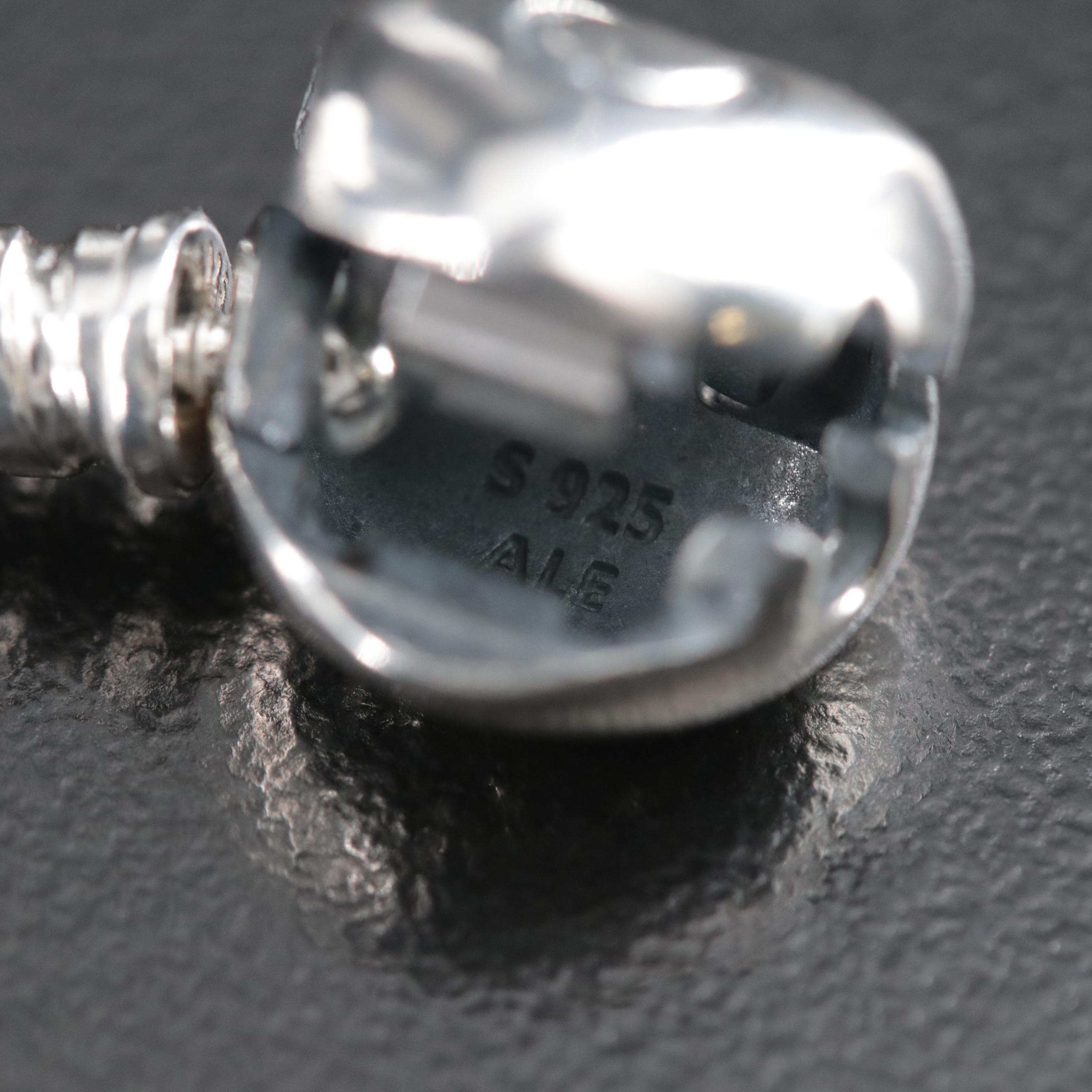 Pandora Sterling Bracelet with Heart Clasp