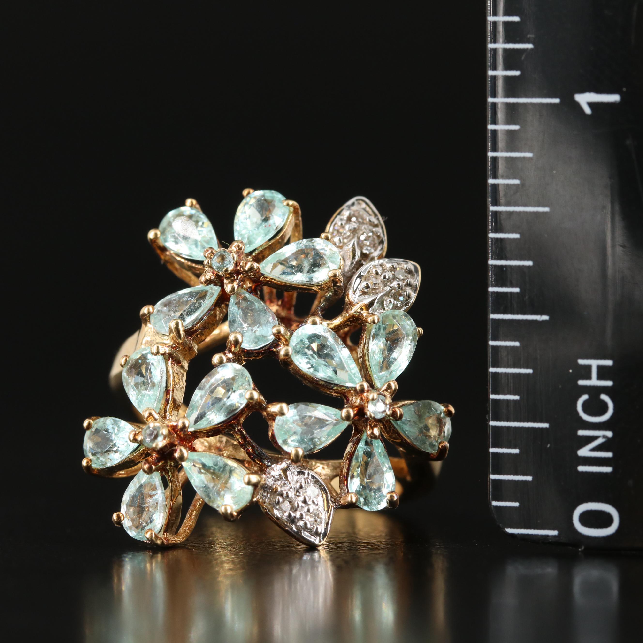 Amayani 18K Tourmaline and Diamond Ring