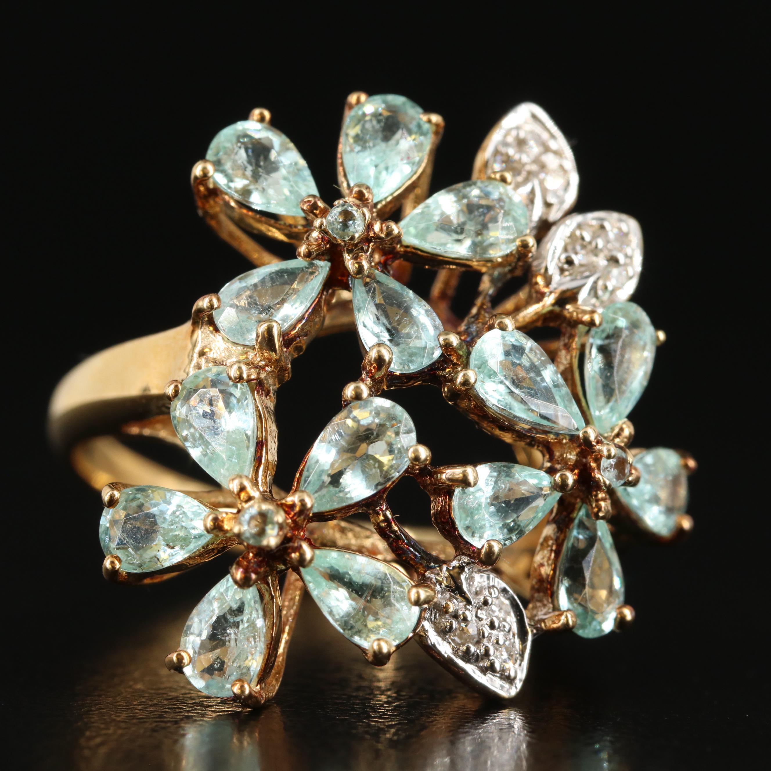 Amayani 18K Tourmaline and Diamond Ring