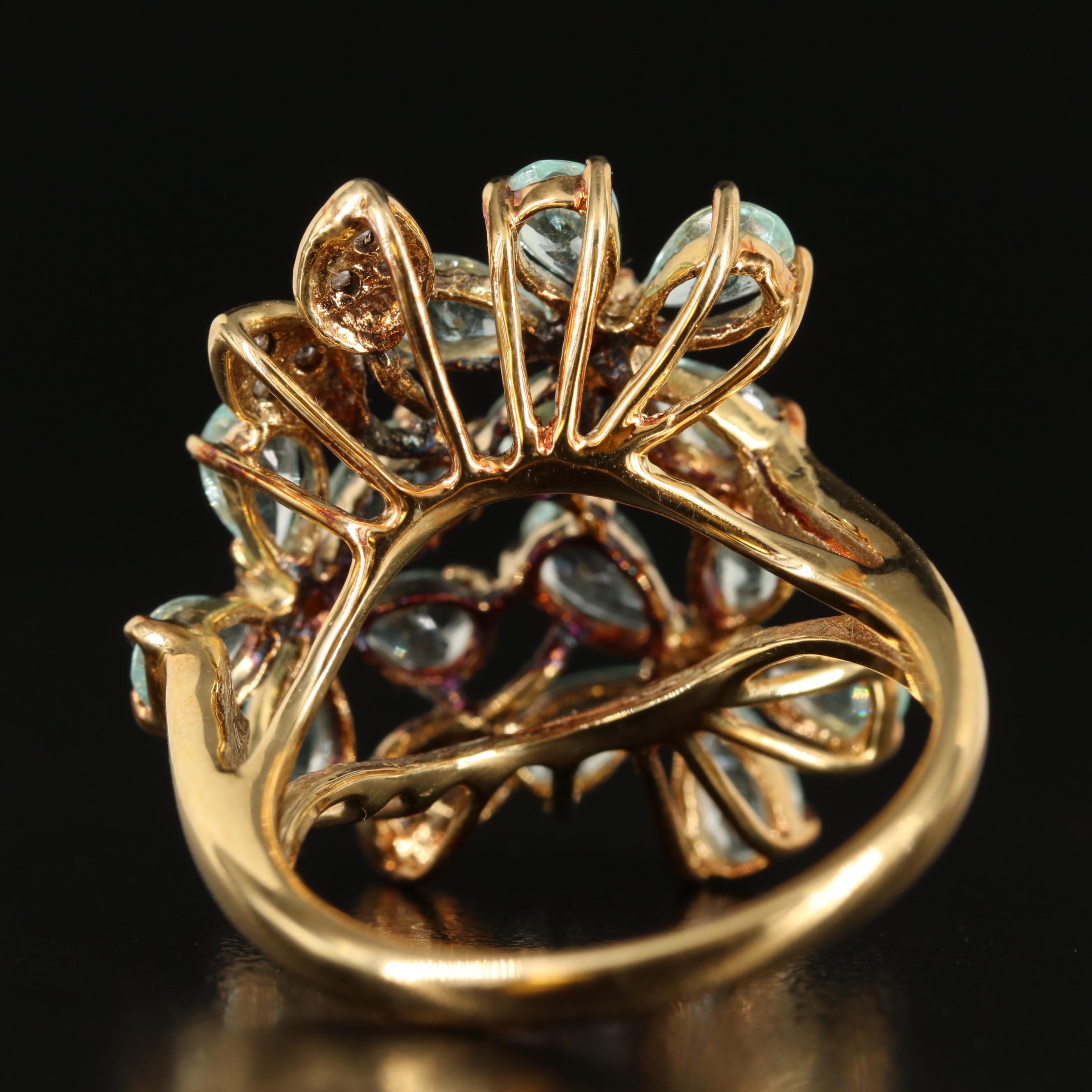 Amayani 18K Tourmaline and Diamond Ring