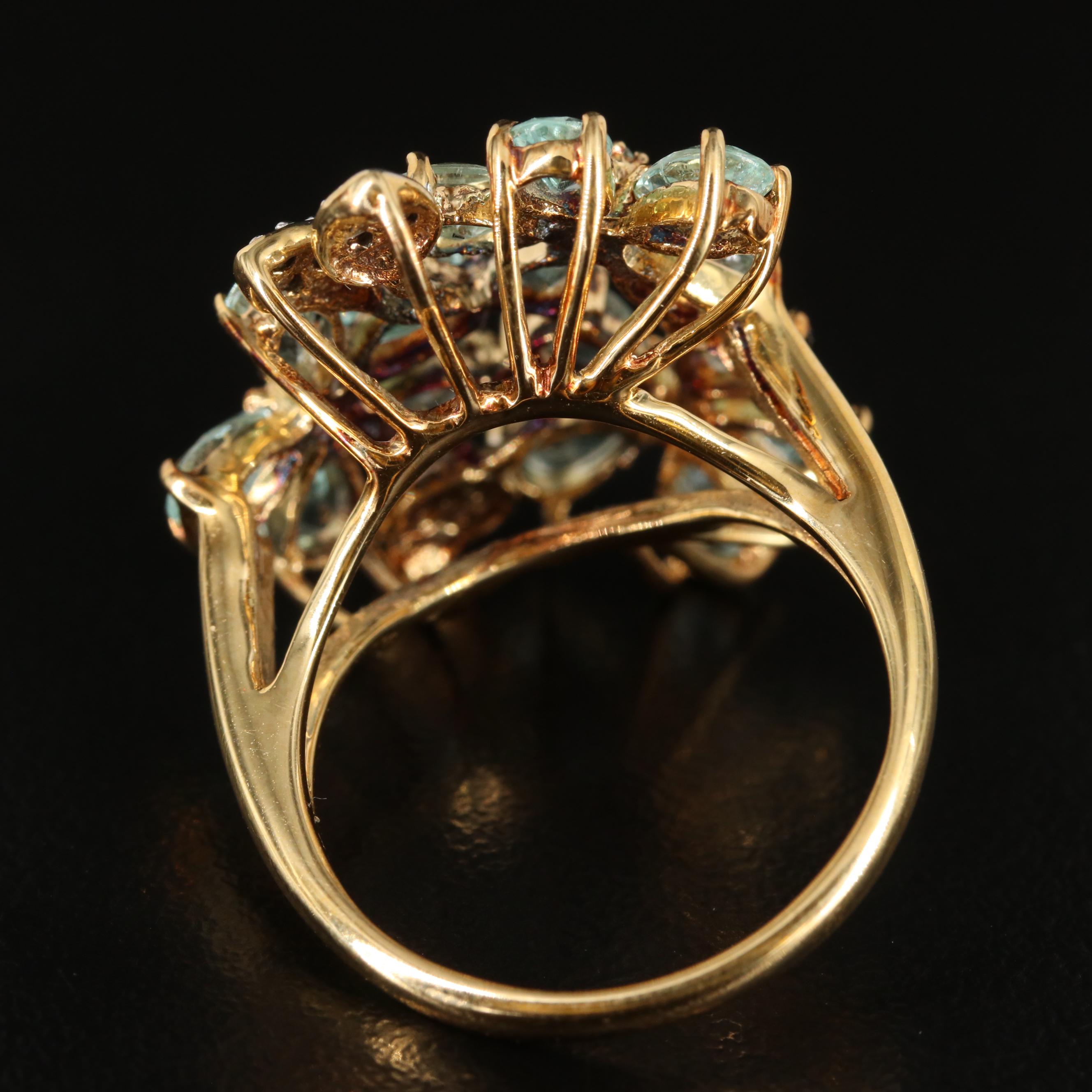 Amayani 18K Tourmaline and Diamond Ring