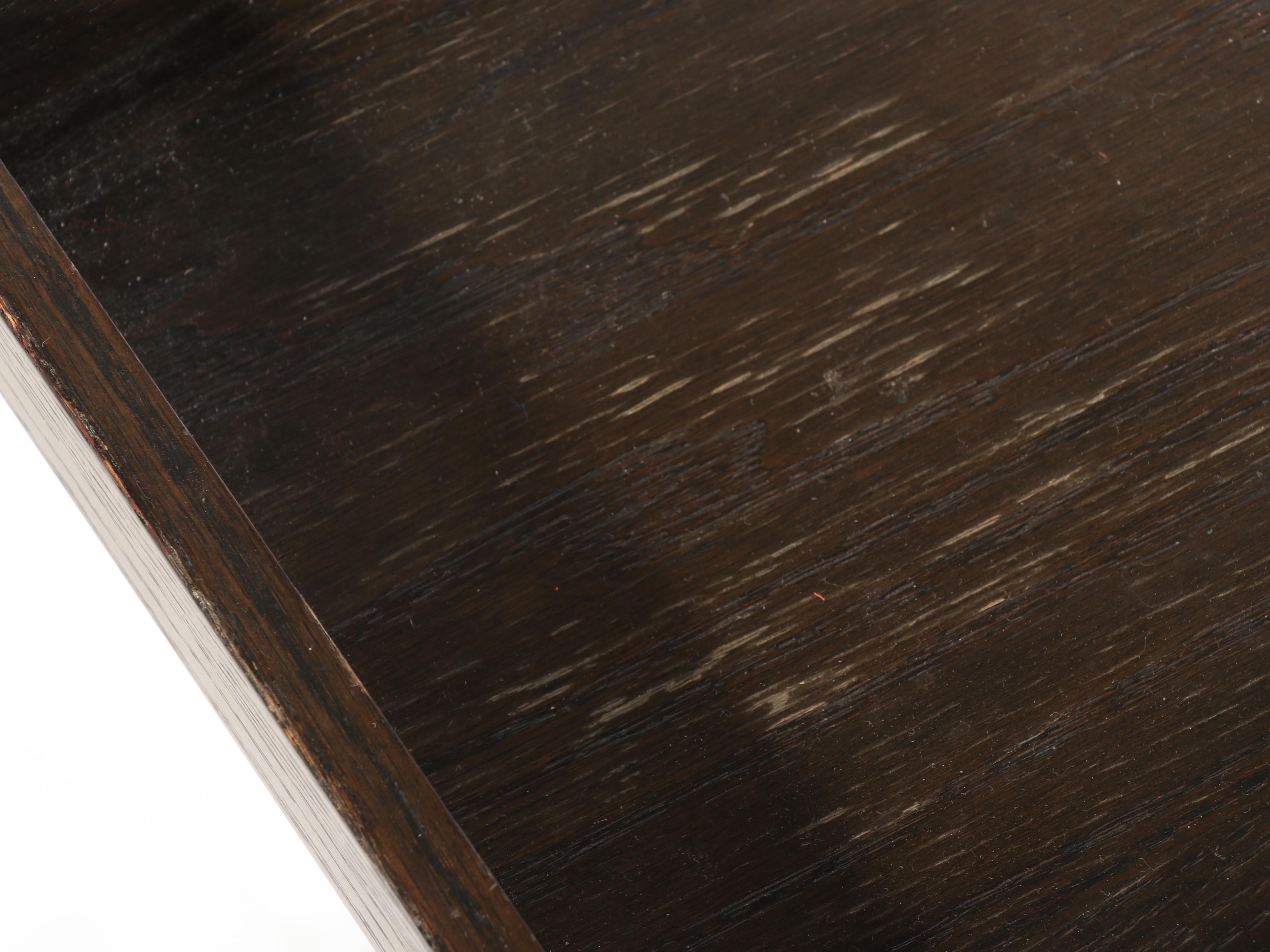 Pair of Modern C-Shape Wood and Chromed Metal Tray Top Tables