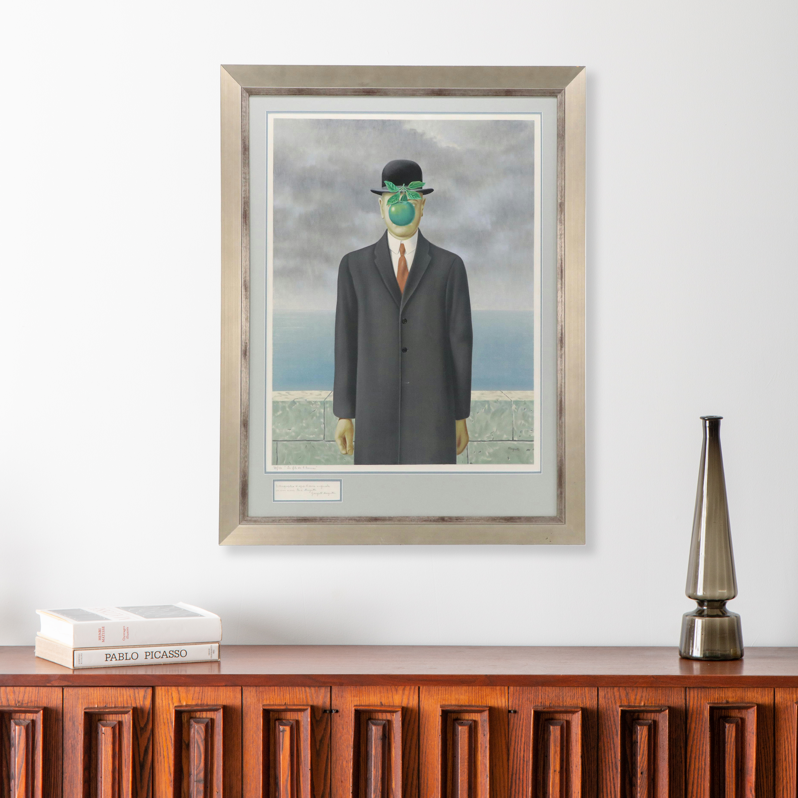 Lithograph After René Magritte "Le Fils de l'Homme"