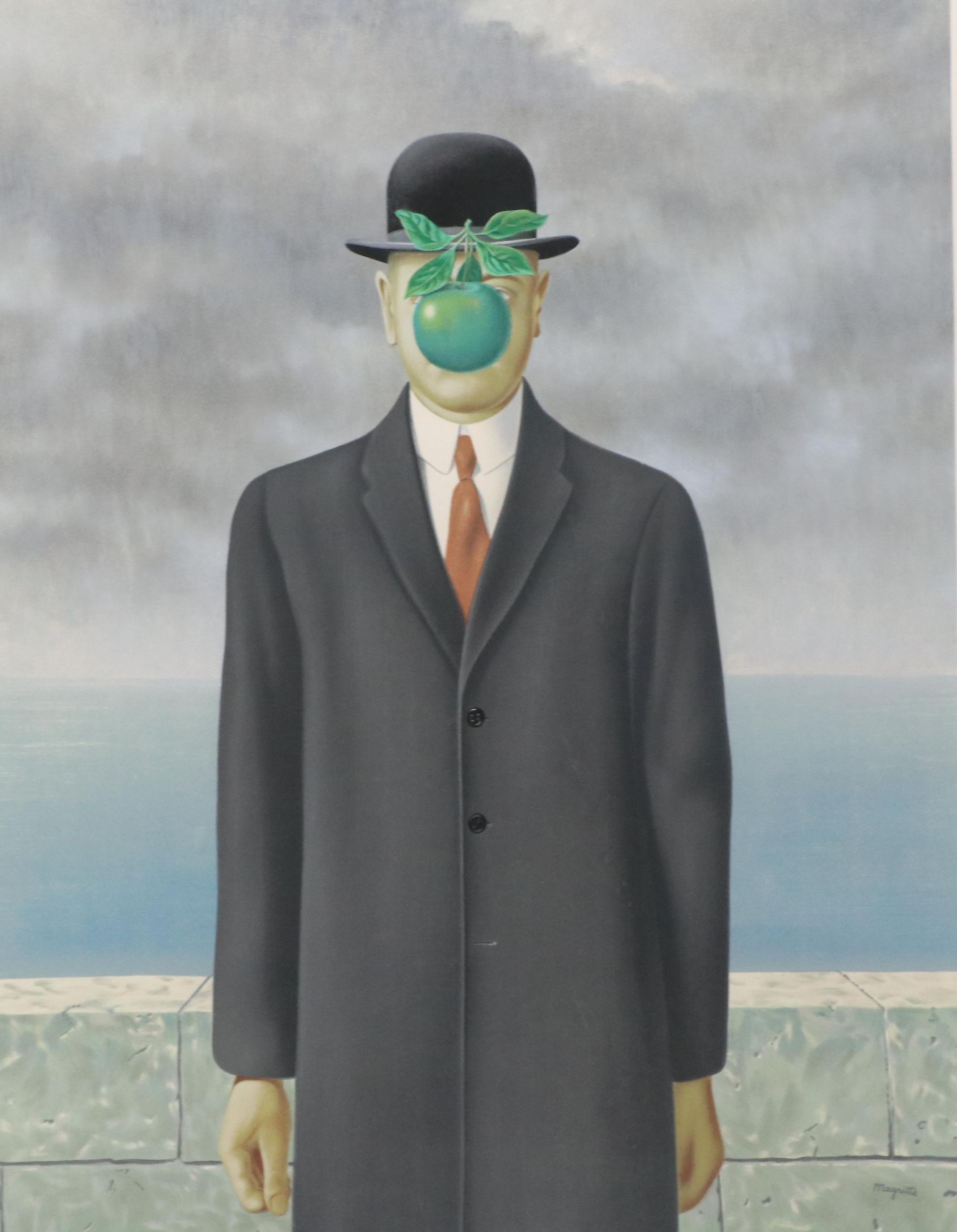 Lithograph After René Magritte "Le Fils de l'Homme"