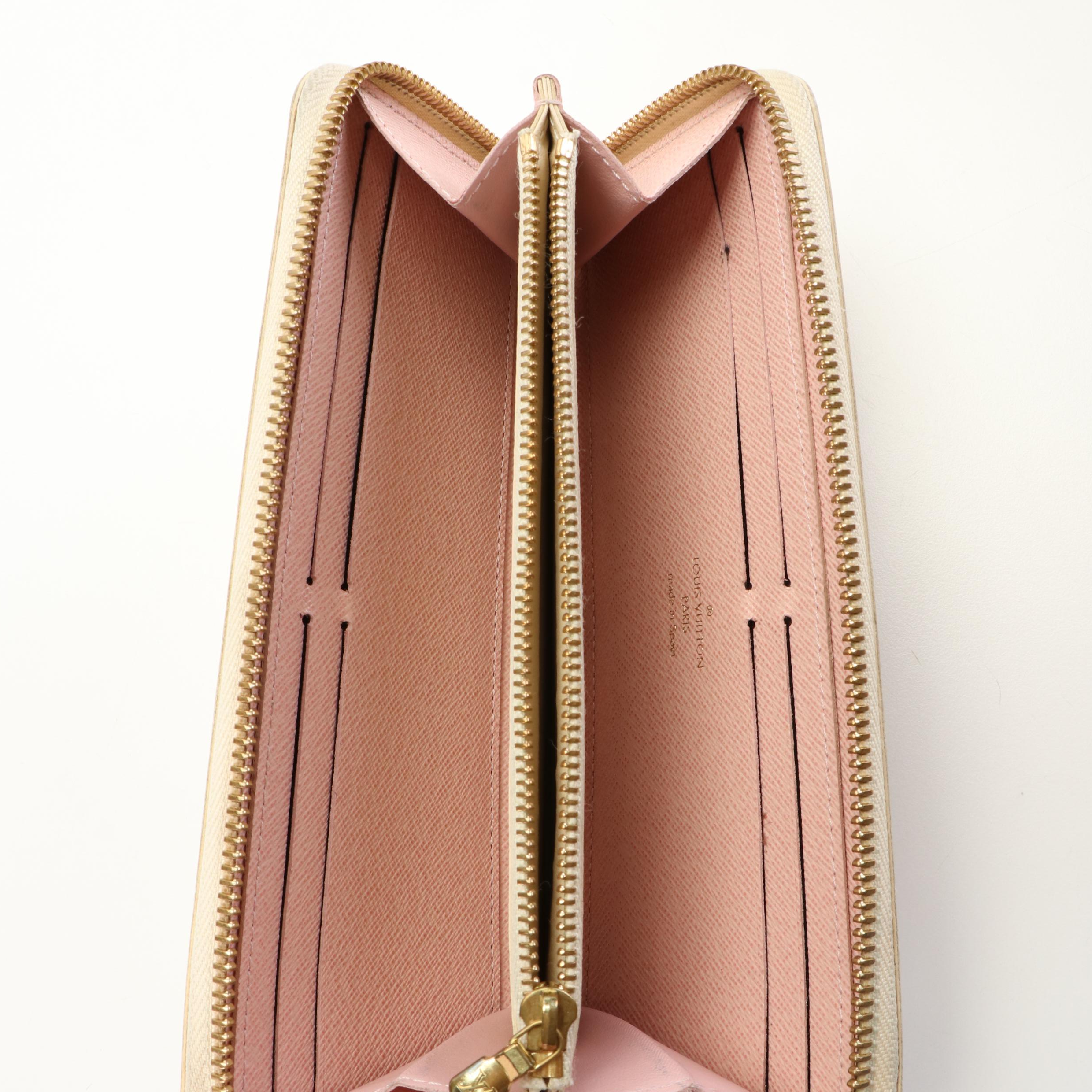 Louis Vuitton Clemence Damier Azur Zip Around Wallet