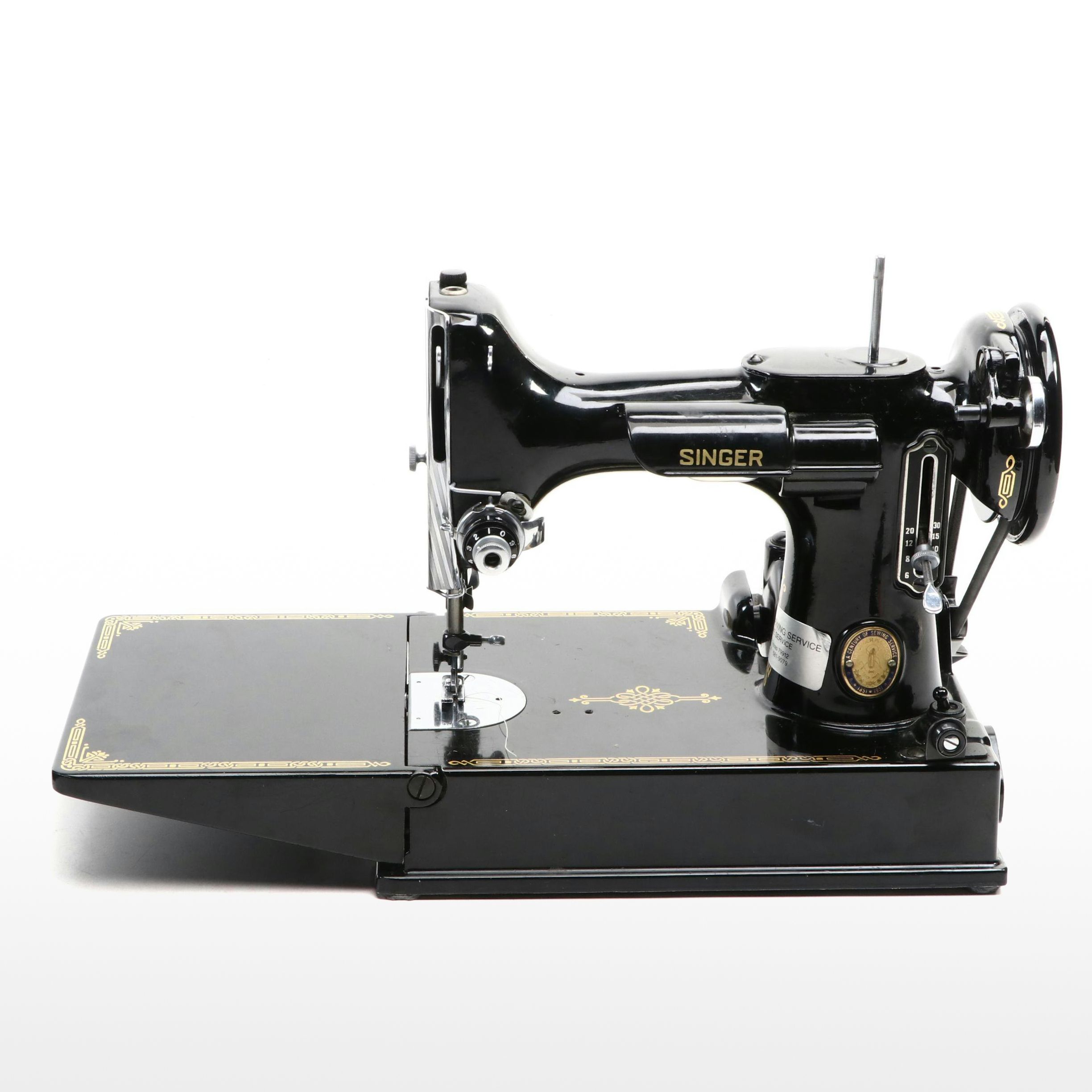100th Anniversary Featherweight Singer Sewing Machine, Mid-20th Century