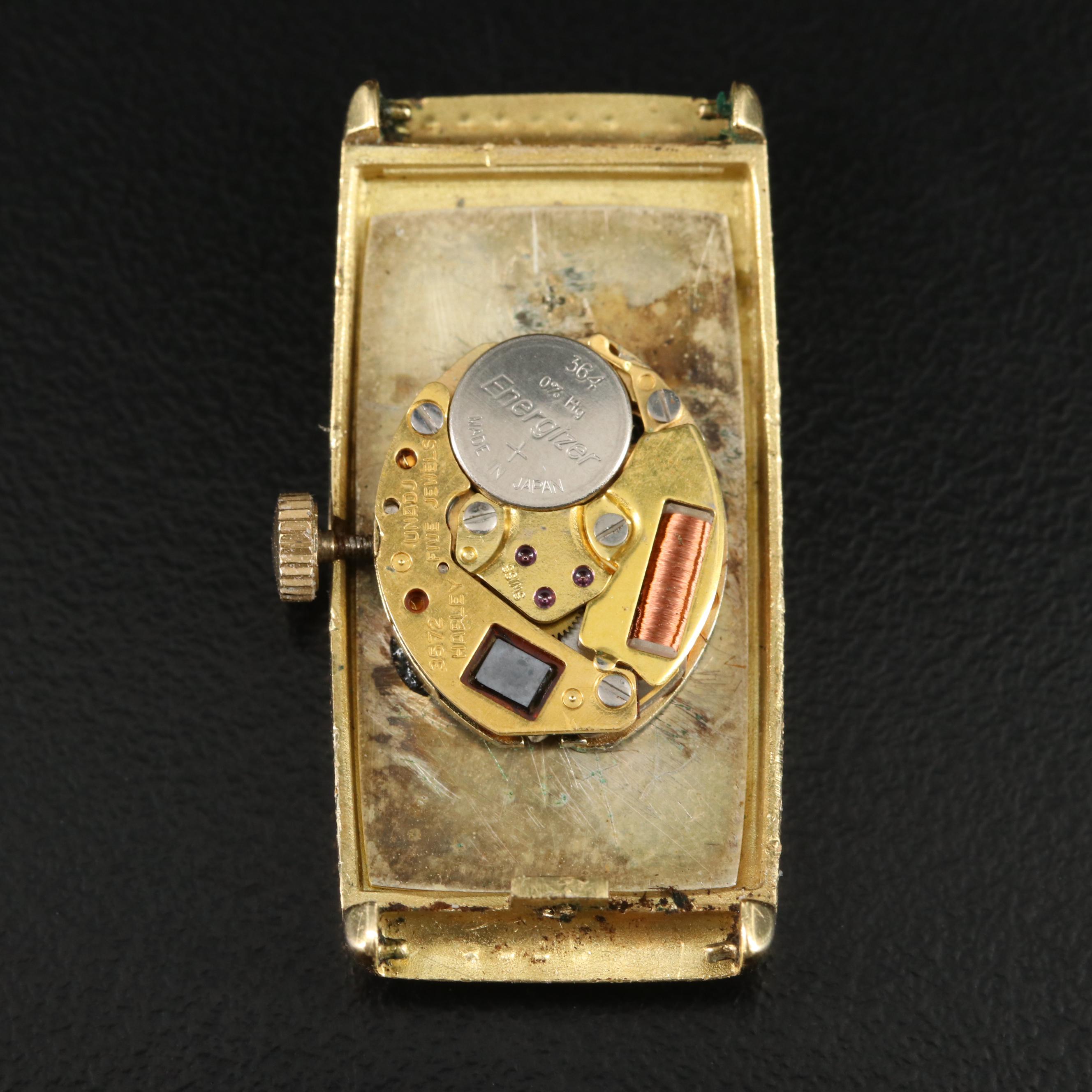 Vintage 18K Vacheron and Constantin (Quartz Retrofit) Diamond Watch