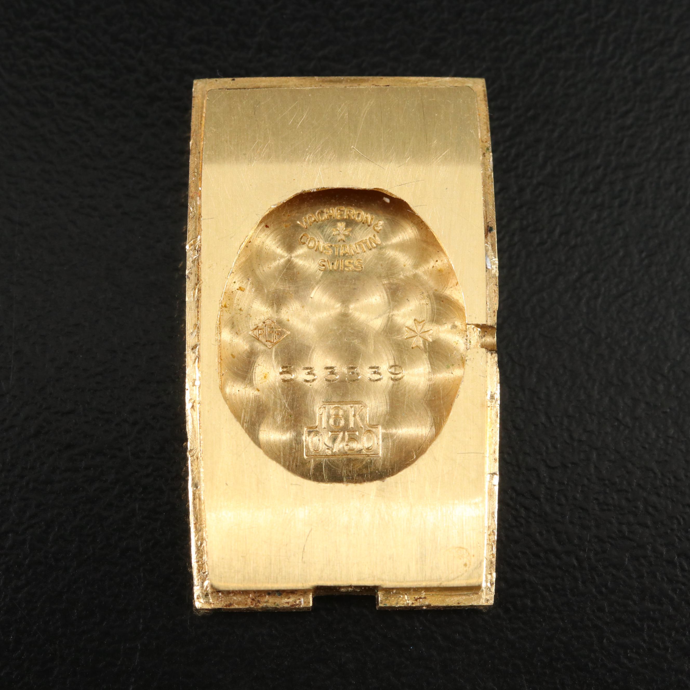 Vintage 18K Vacheron and Constantin (Quartz Retrofit) Diamond Watch