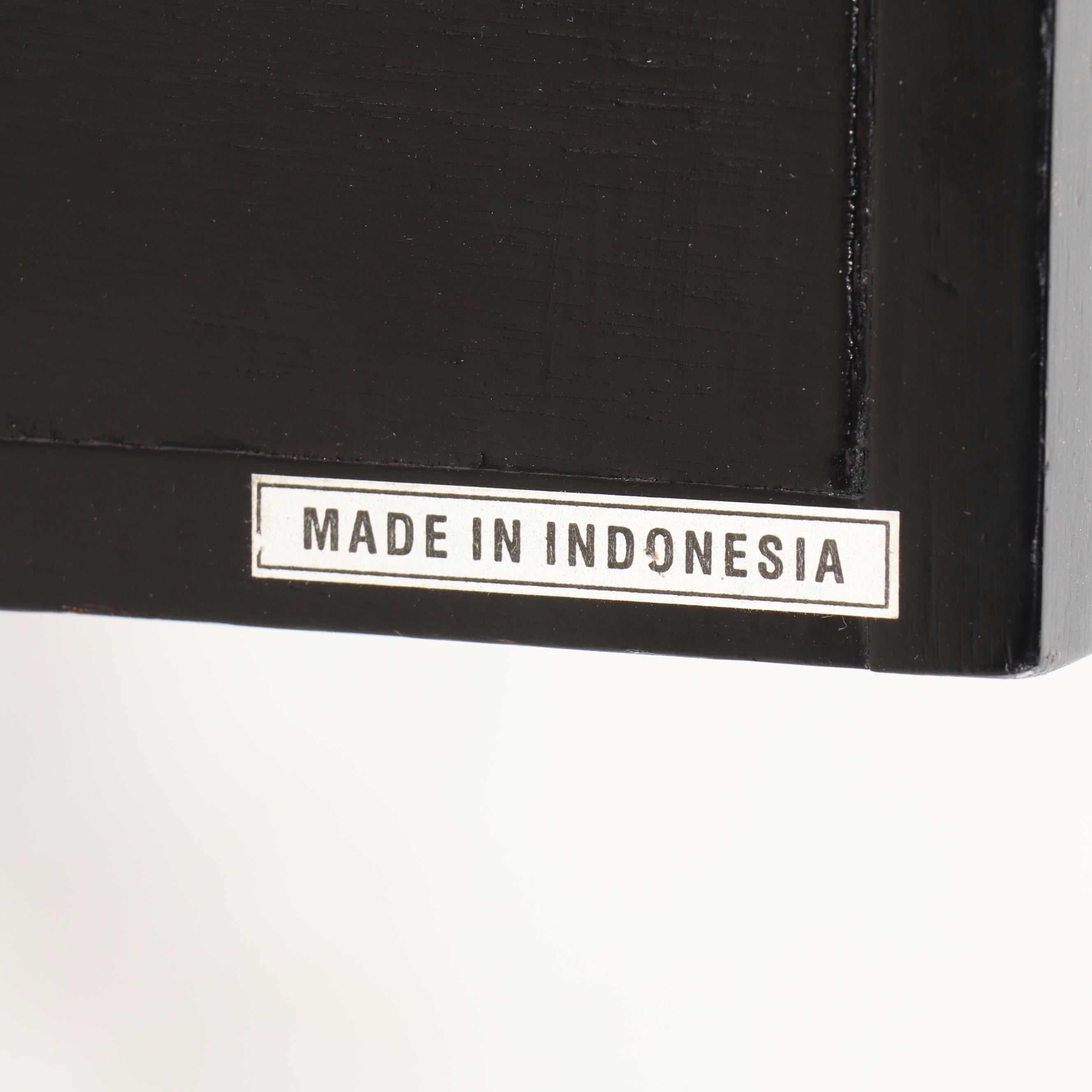 Two Contemporary Leaning Ladder Bookshelves