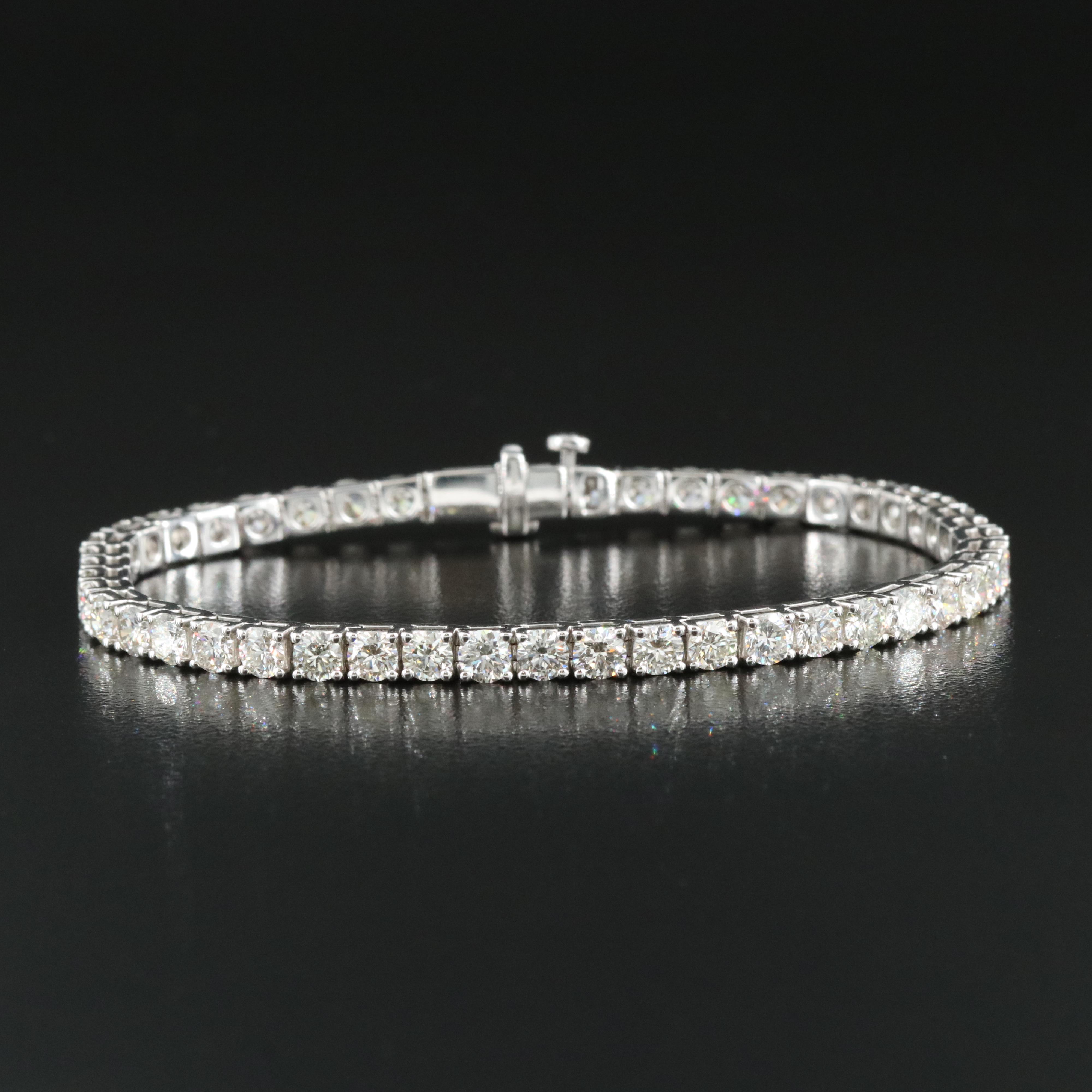 14K 10.08 CTW Lab Grown Diamond Tennis Bracelet