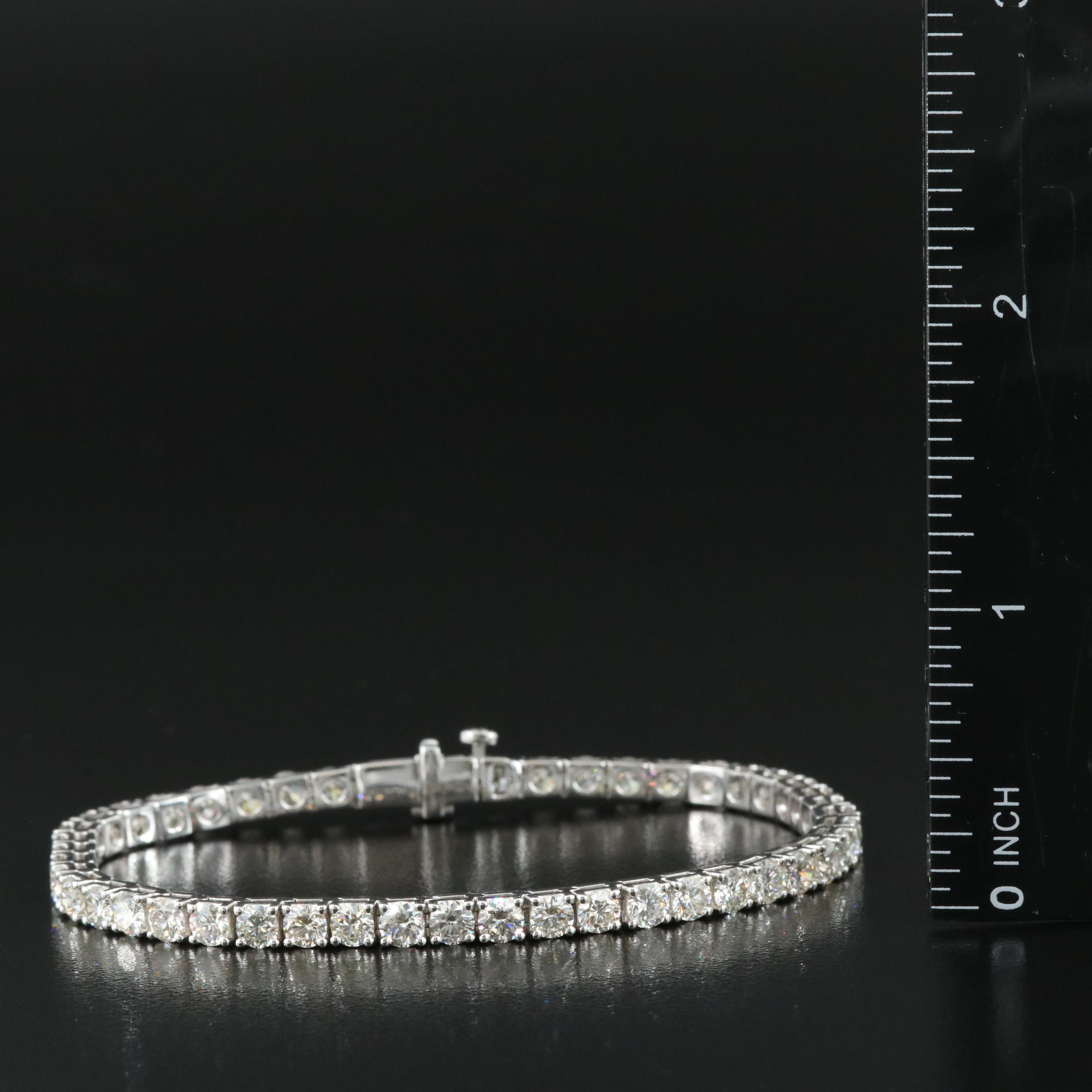 14K 10.08 CTW Lab Grown Diamond Tennis Bracelet