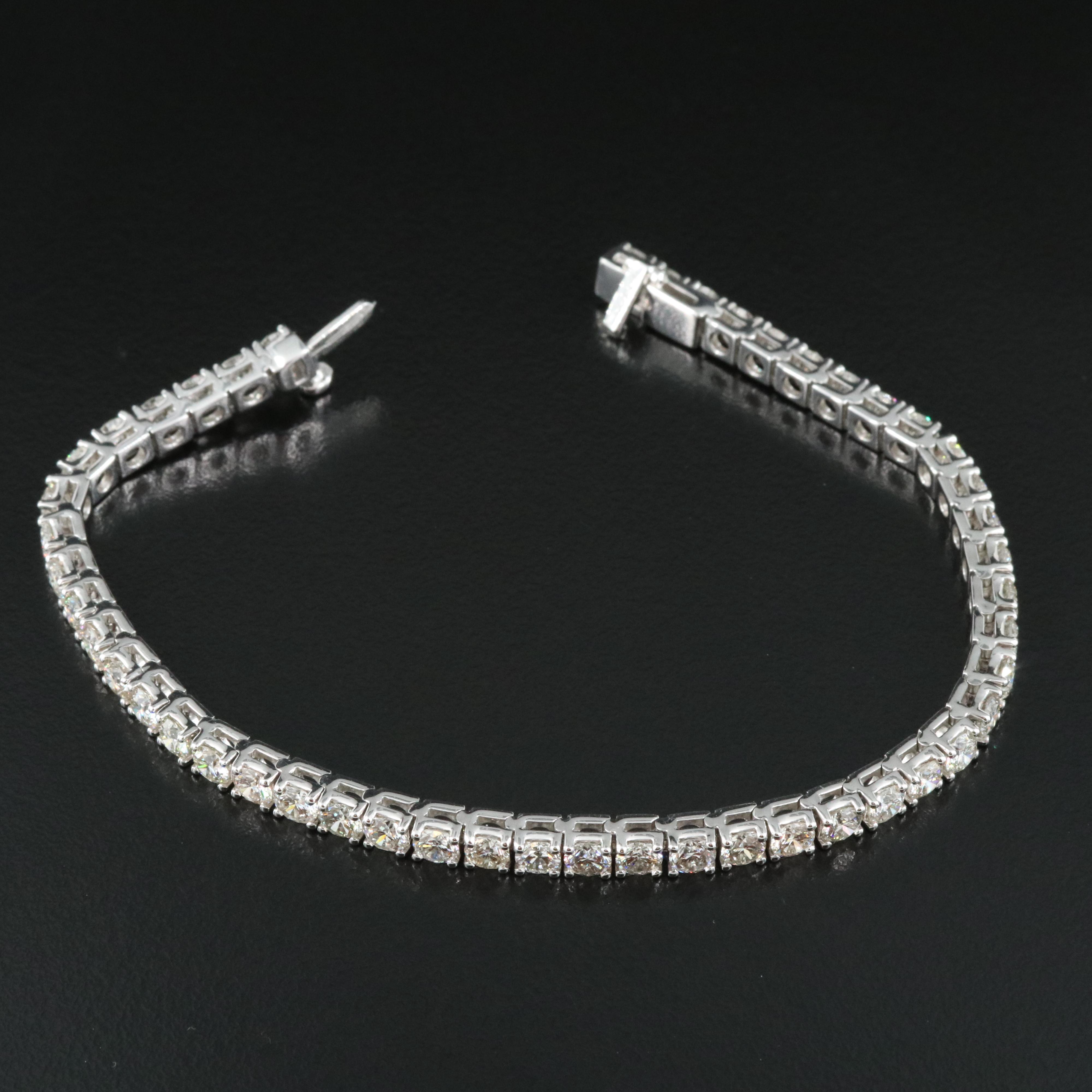 14K 10.08 CTW Lab Grown Diamond Tennis Bracelet