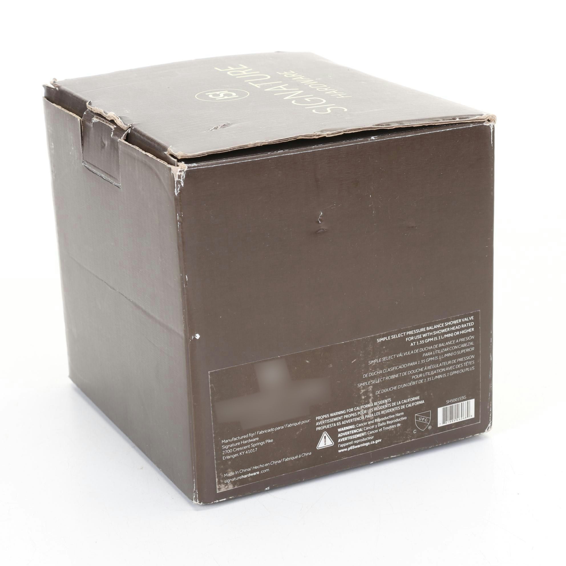 Simple Select Pressure Balance Shower Valve