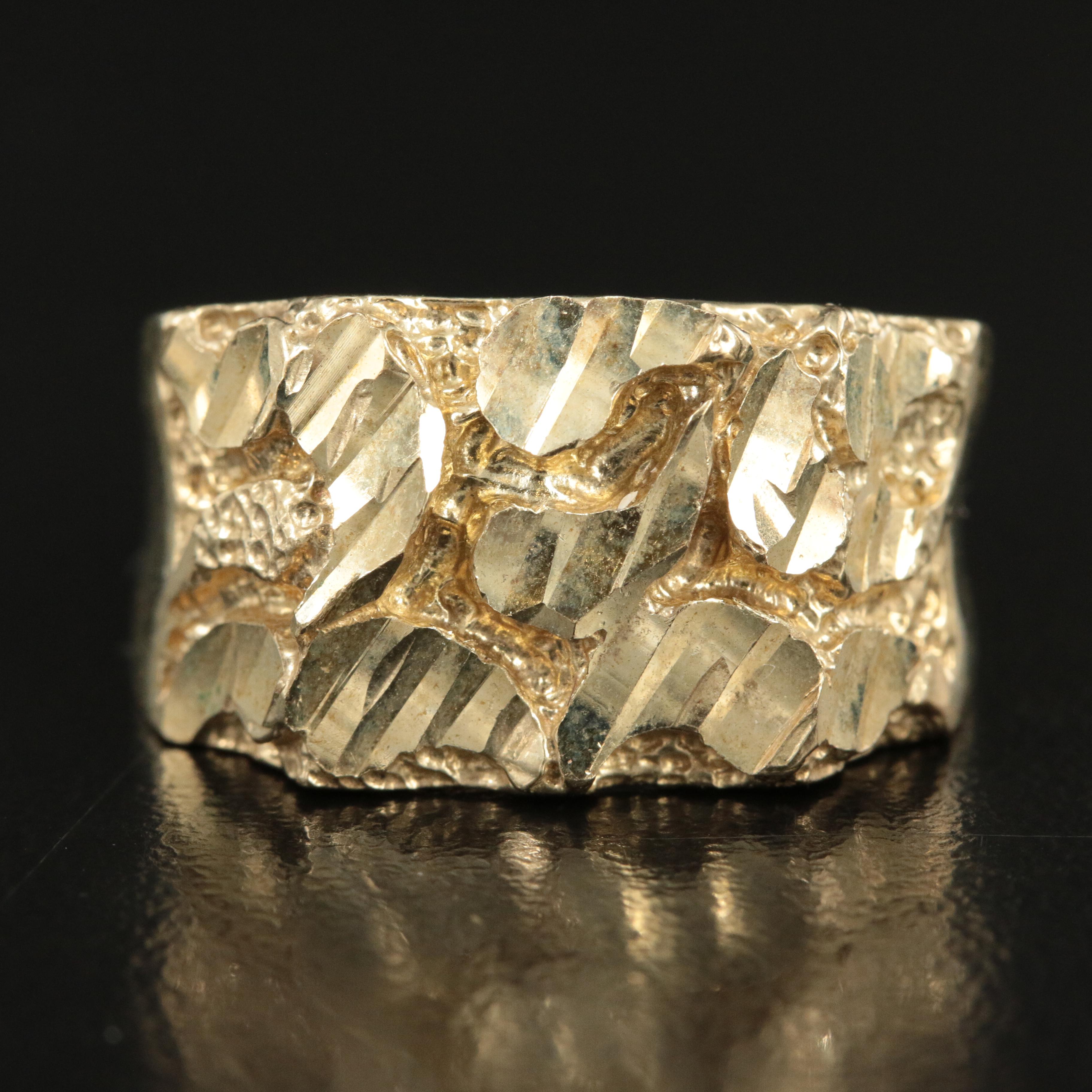 10K Nugget Ring