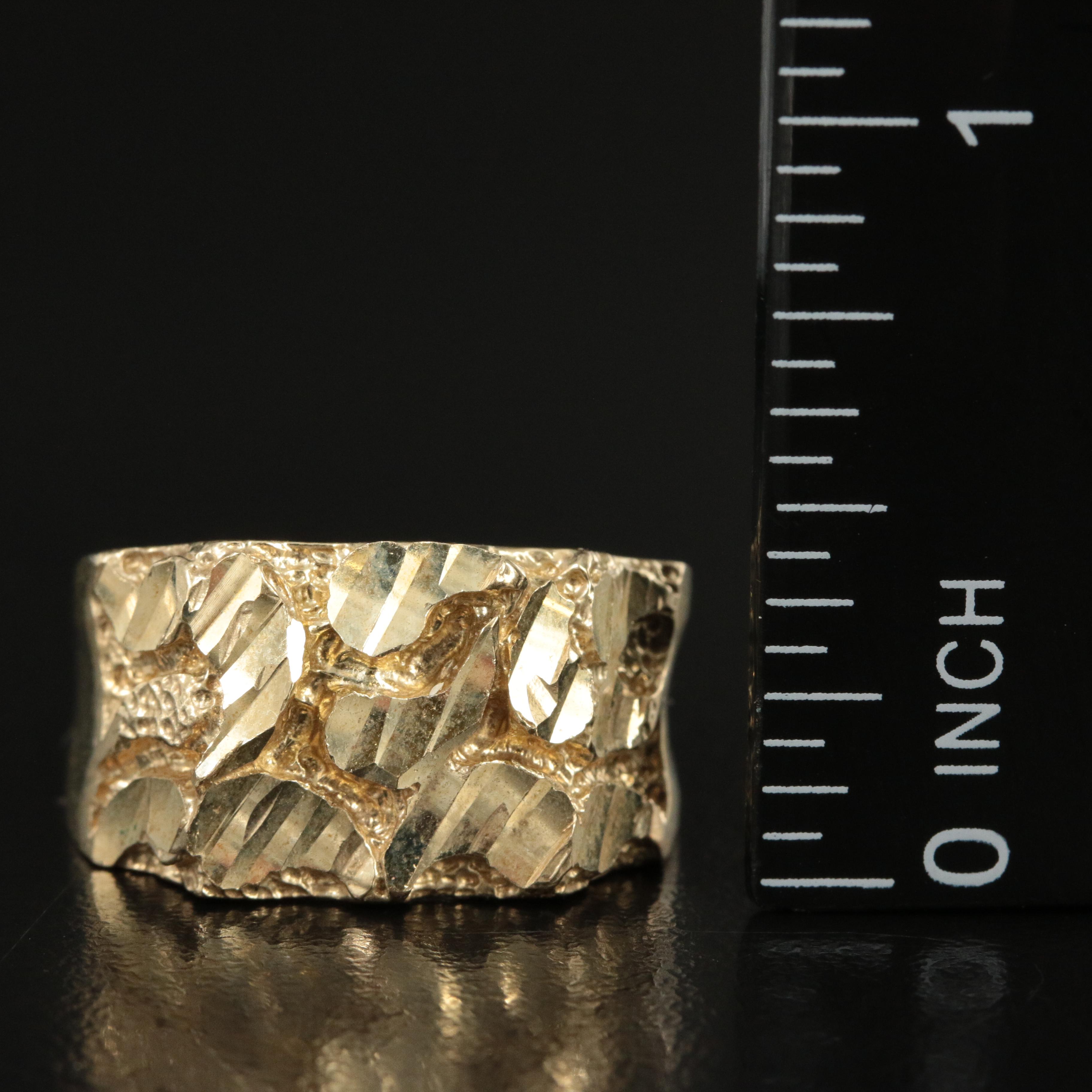 10K Nugget Ring
