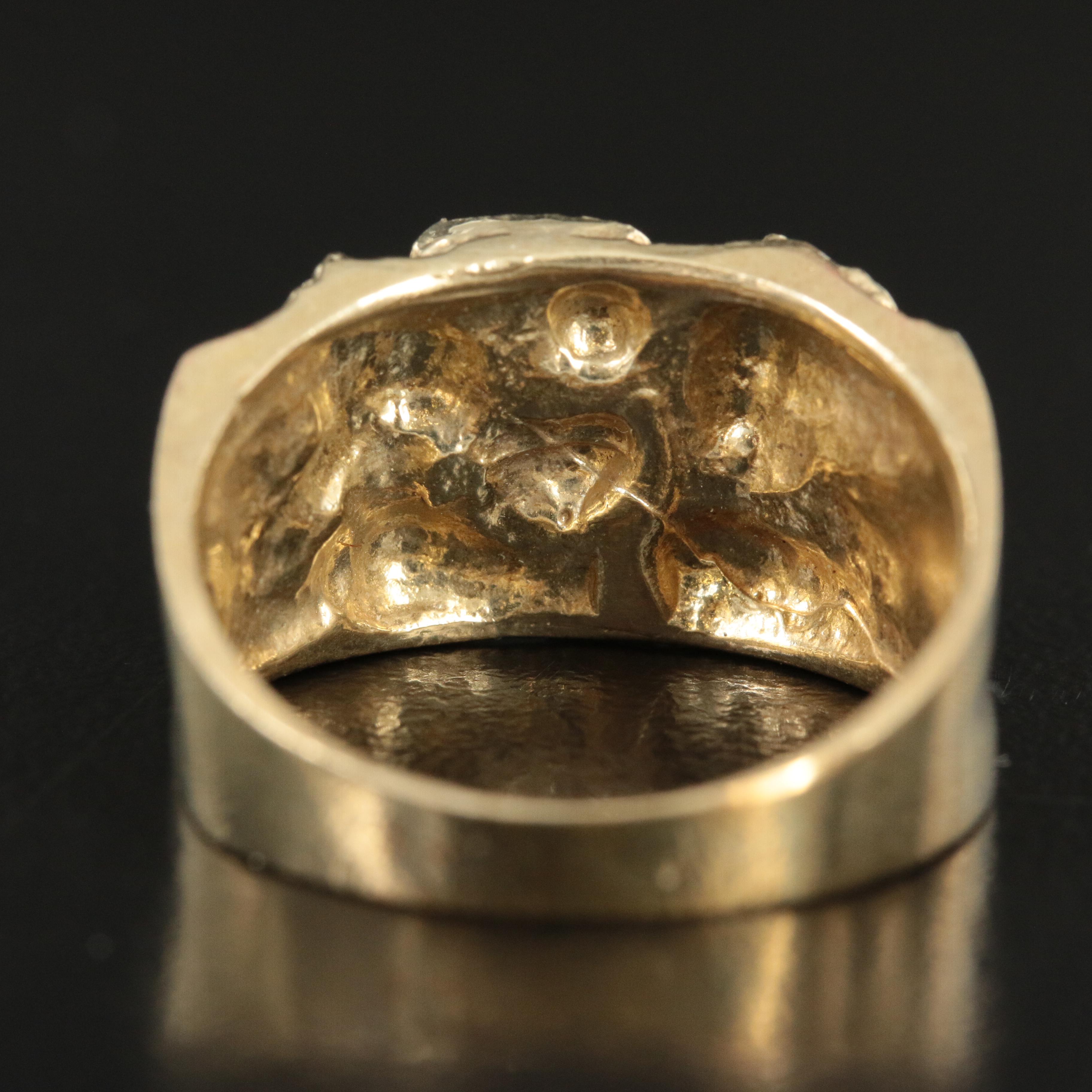 10K Nugget Ring