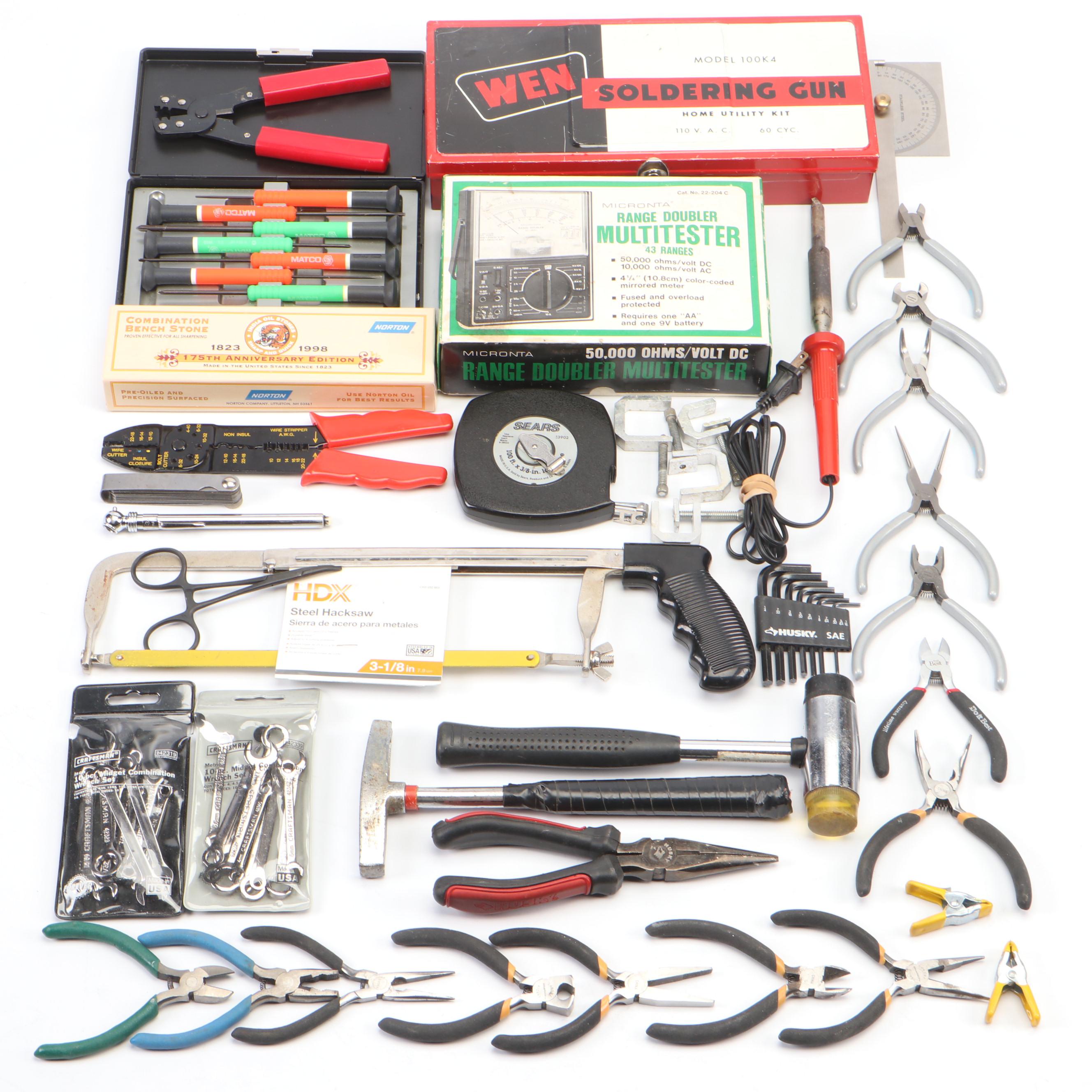 Needle Nose and Pinch Nose Pliers, Wire Cutters, Wire Stripper, More Hand Tools