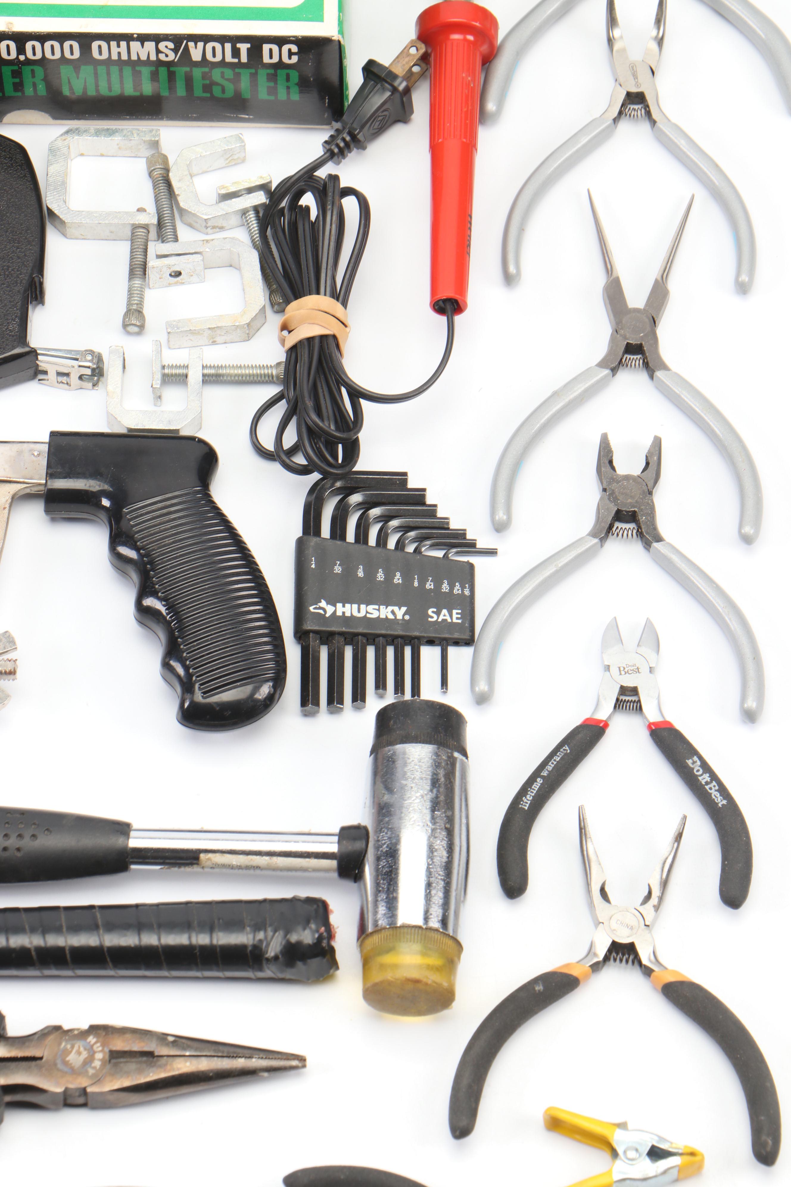 Needle Nose and Pinch Nose Pliers, Wire Cutters, Wire Stripper, More Hand Tools