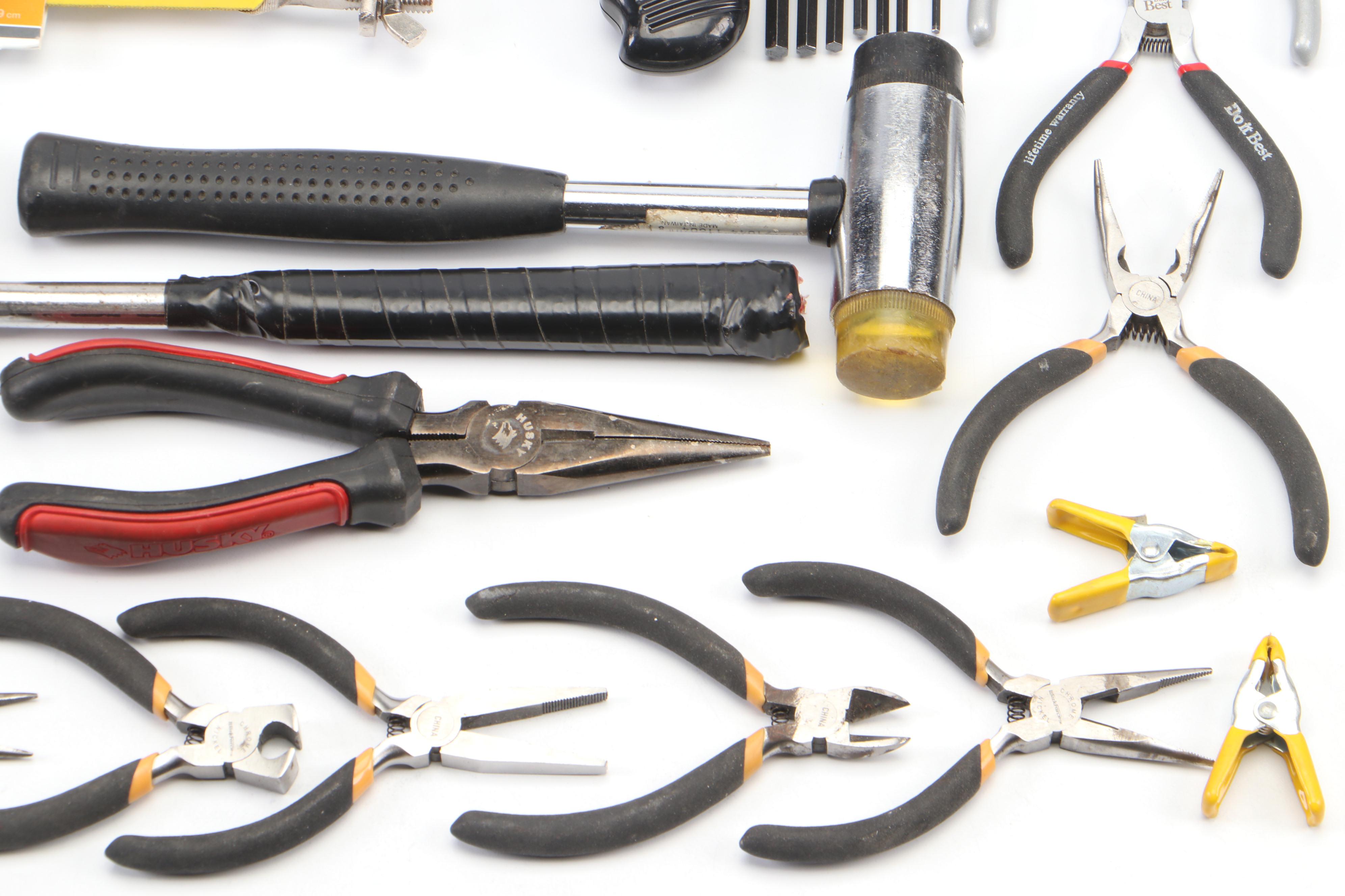 Needle Nose and Pinch Nose Pliers, Wire Cutters, Wire Stripper, More Hand Tools