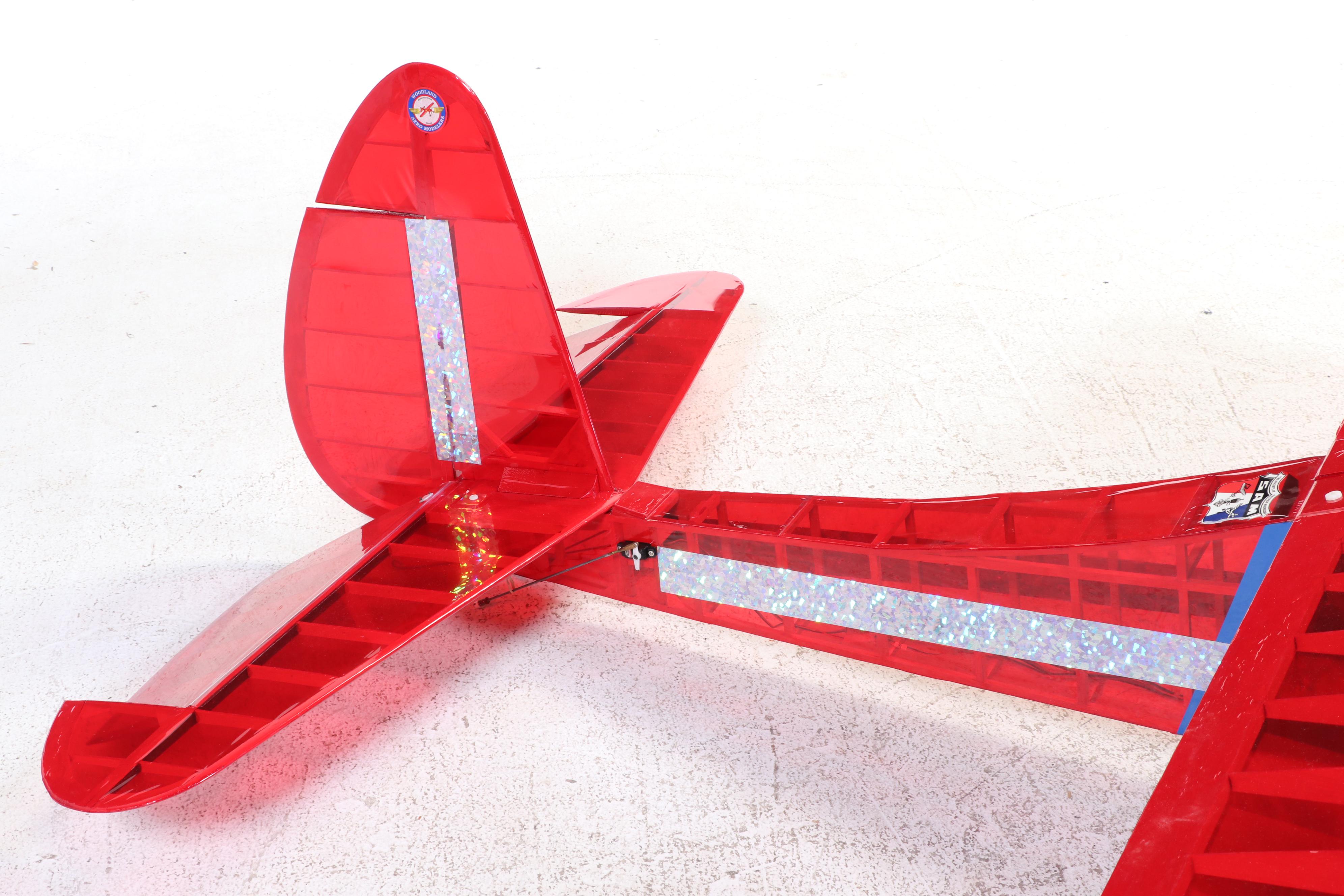 Lanzo Racer Style Remote Control 1/4 Scale Model Airplane