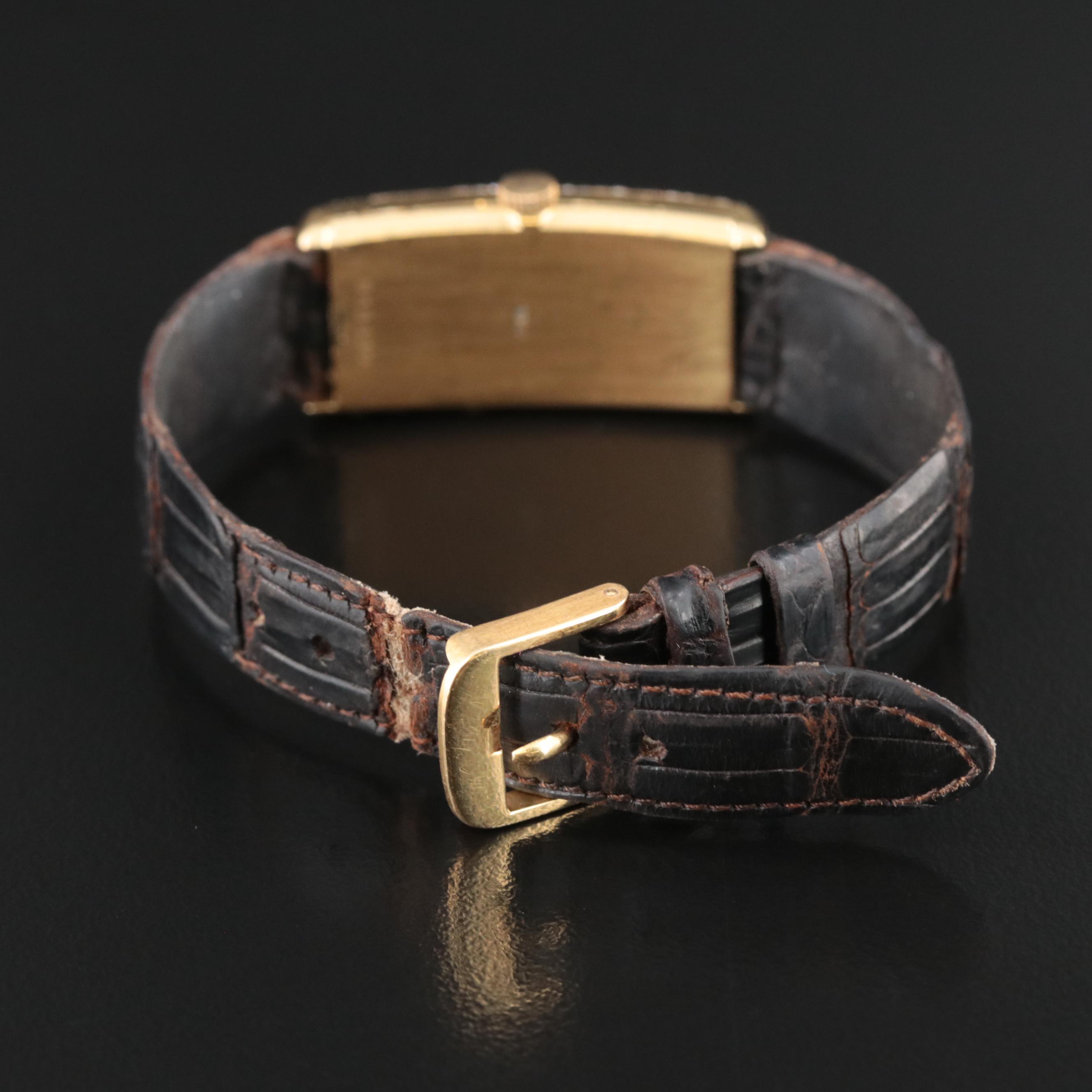 Vintage 18K Vacheron and Constantin (Quartz Retrofit) Diamond Watch