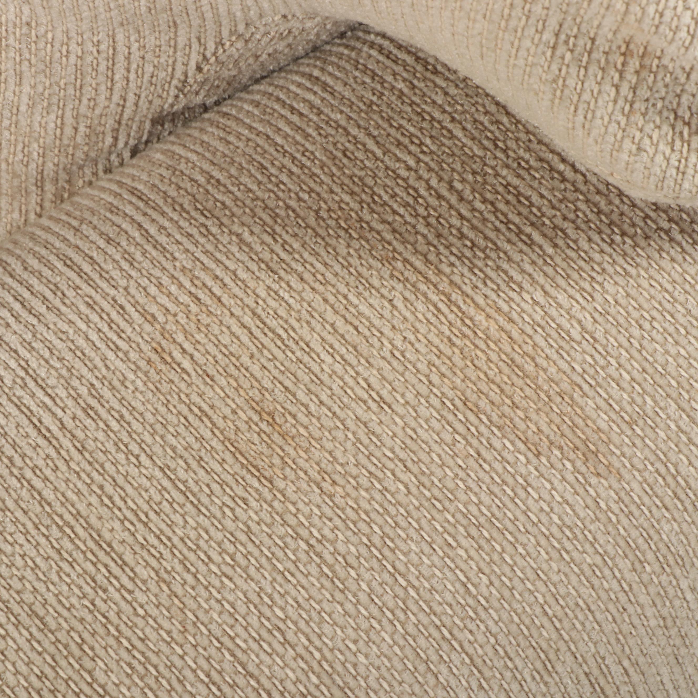 Alan White CustomUpholstered Loveseat with Easy Armchair and Ottoman