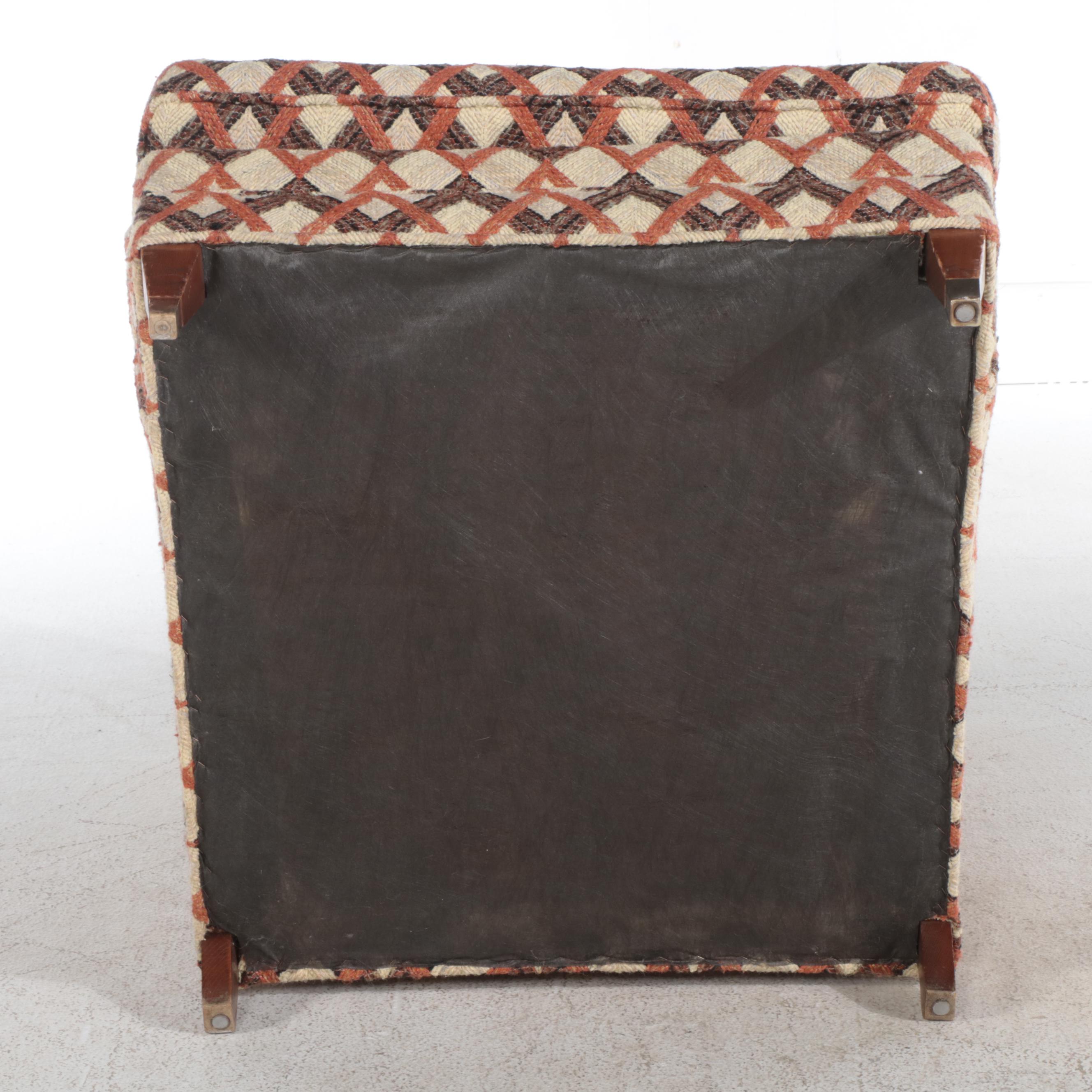 Mid Century Modern Custom-Upholstered Lounge Chair