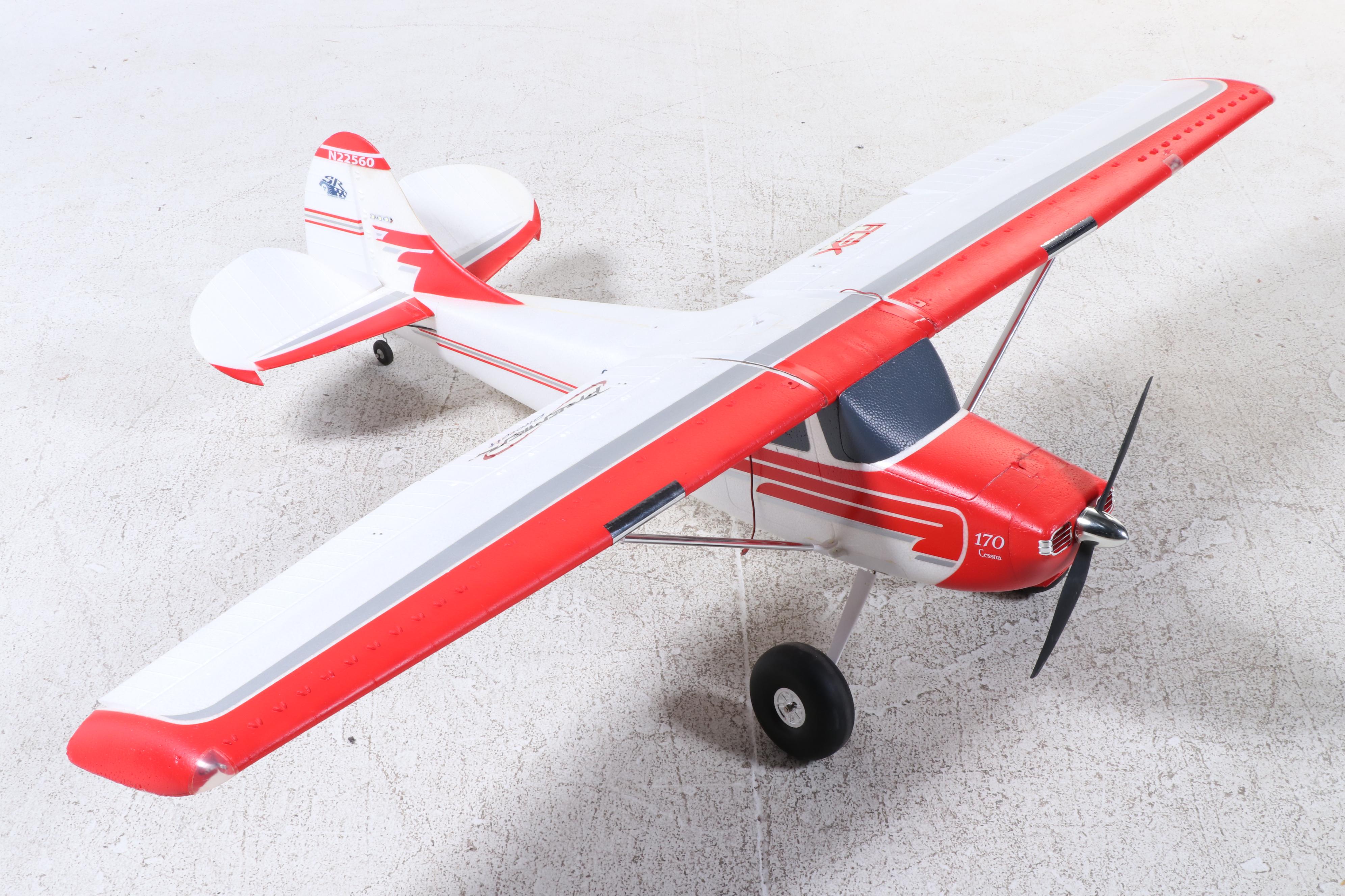 Premier Cessna 170 1/4 Scale Model Remote Control Airplane