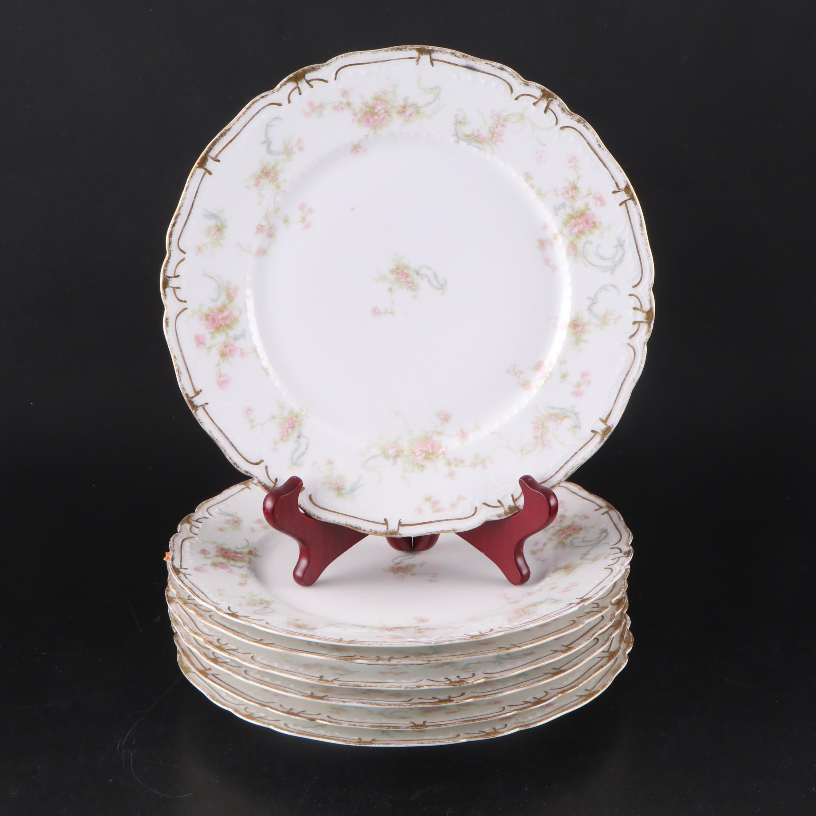 Haviland, Vignaud Porcelain Plates and More Continental Gilt Porcelain Dishes